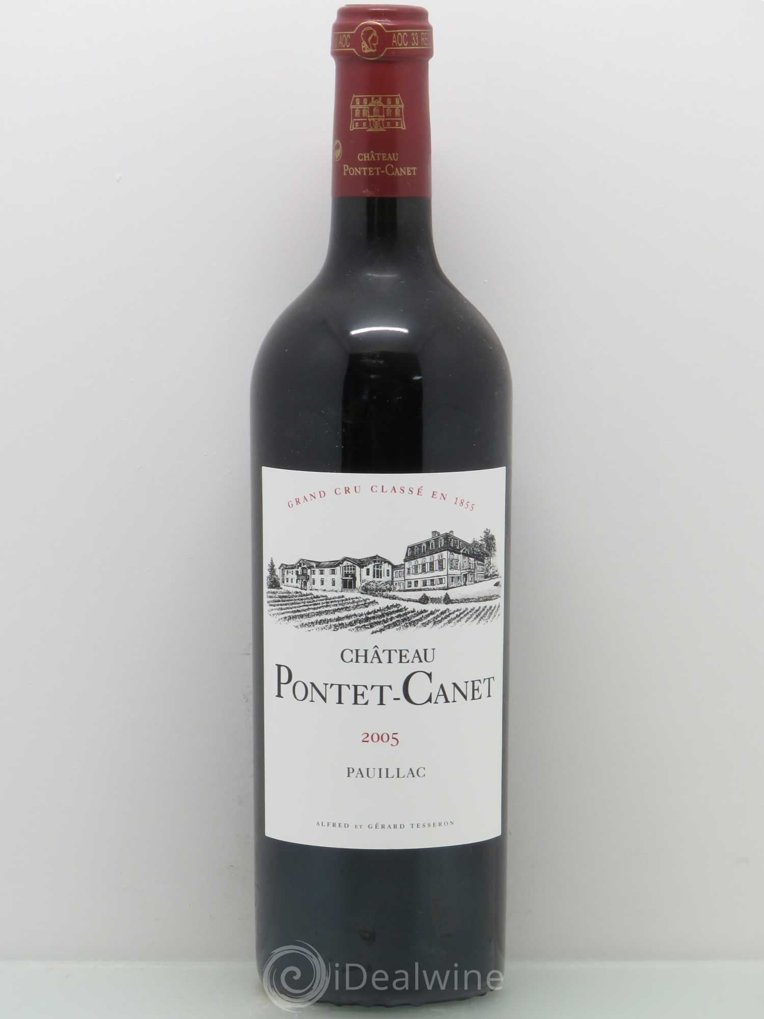 Château Pontet Canet 5ème Grand Cru Classé 2005 - Lot de 1 bouteille - 0