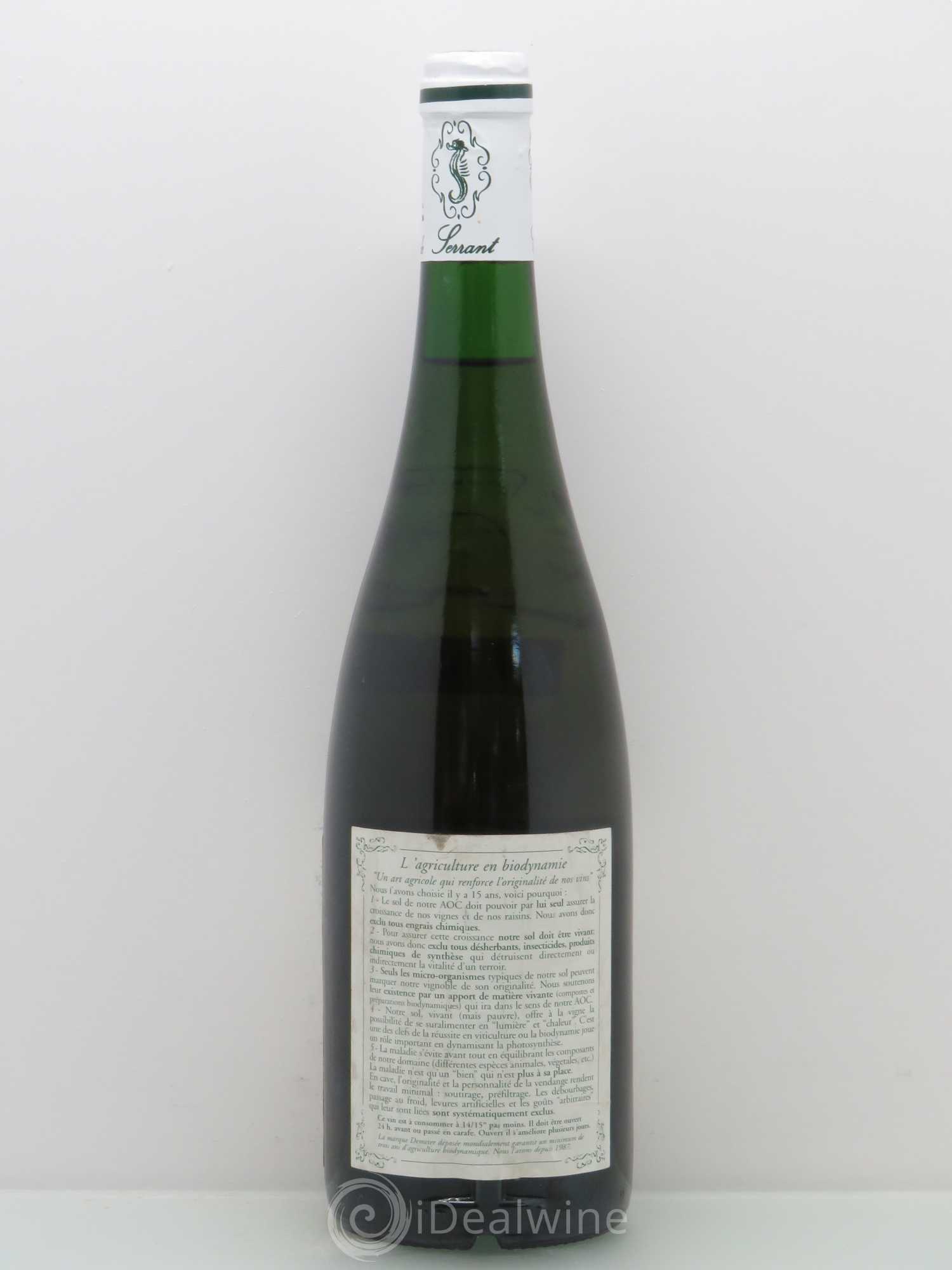 Savennières Clos de la Coulée de Serrant Vignobles de la Coulée de Serrant - Nicolas Joly Moelleux 1995 - Lot de 1 bouteille - 1