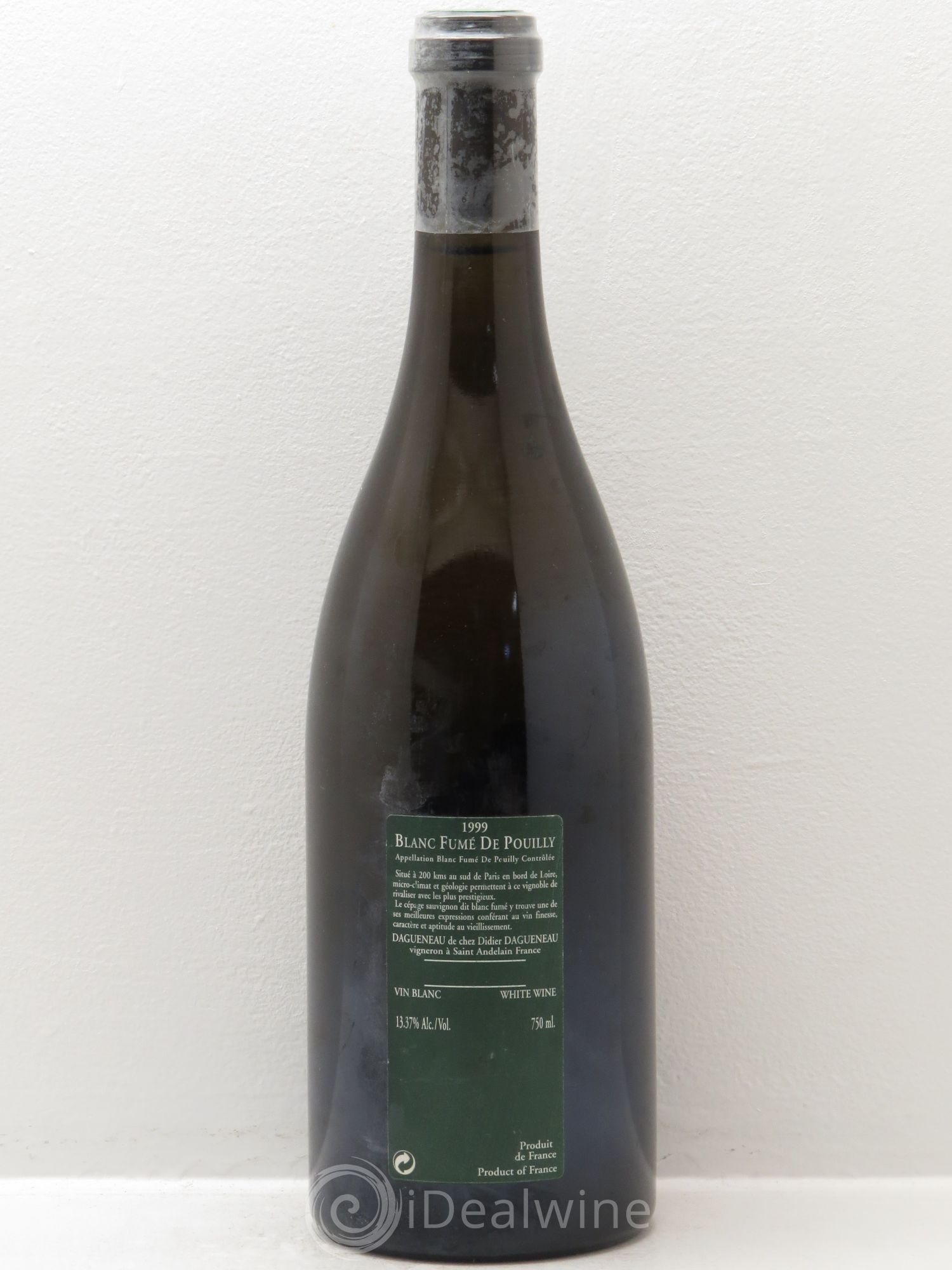 Vin de France (anciennement Pouilly-Fumé) Silex Dagueneau (Domaine Didier - Louis-Benjamin) 1999 - Lot de 1 bouteille - 1