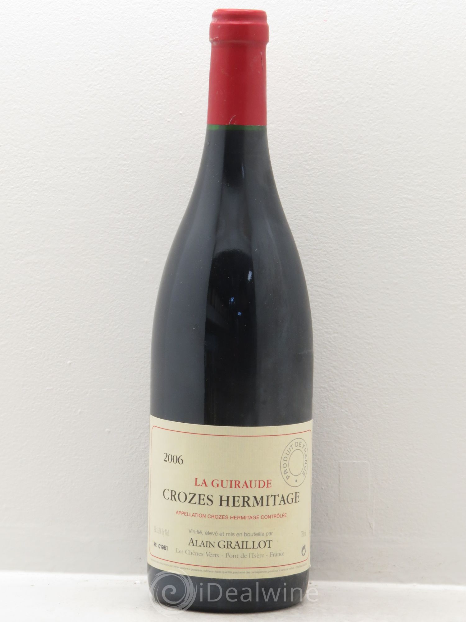 Crozes-Hermitage La Guiraude Domaine Graillot 2006 - Lot de 1 bouteille - 0