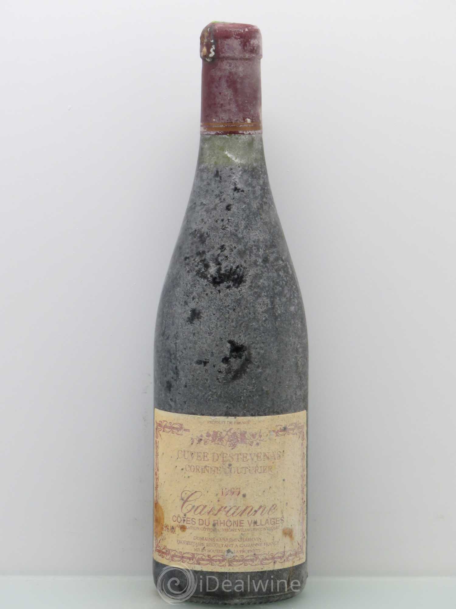 Côtes-du-Rhône Cairanne Cuvée D'Estevenas Domaine Corinne Couturier 1999 - Posten von 1 Flasche - 0