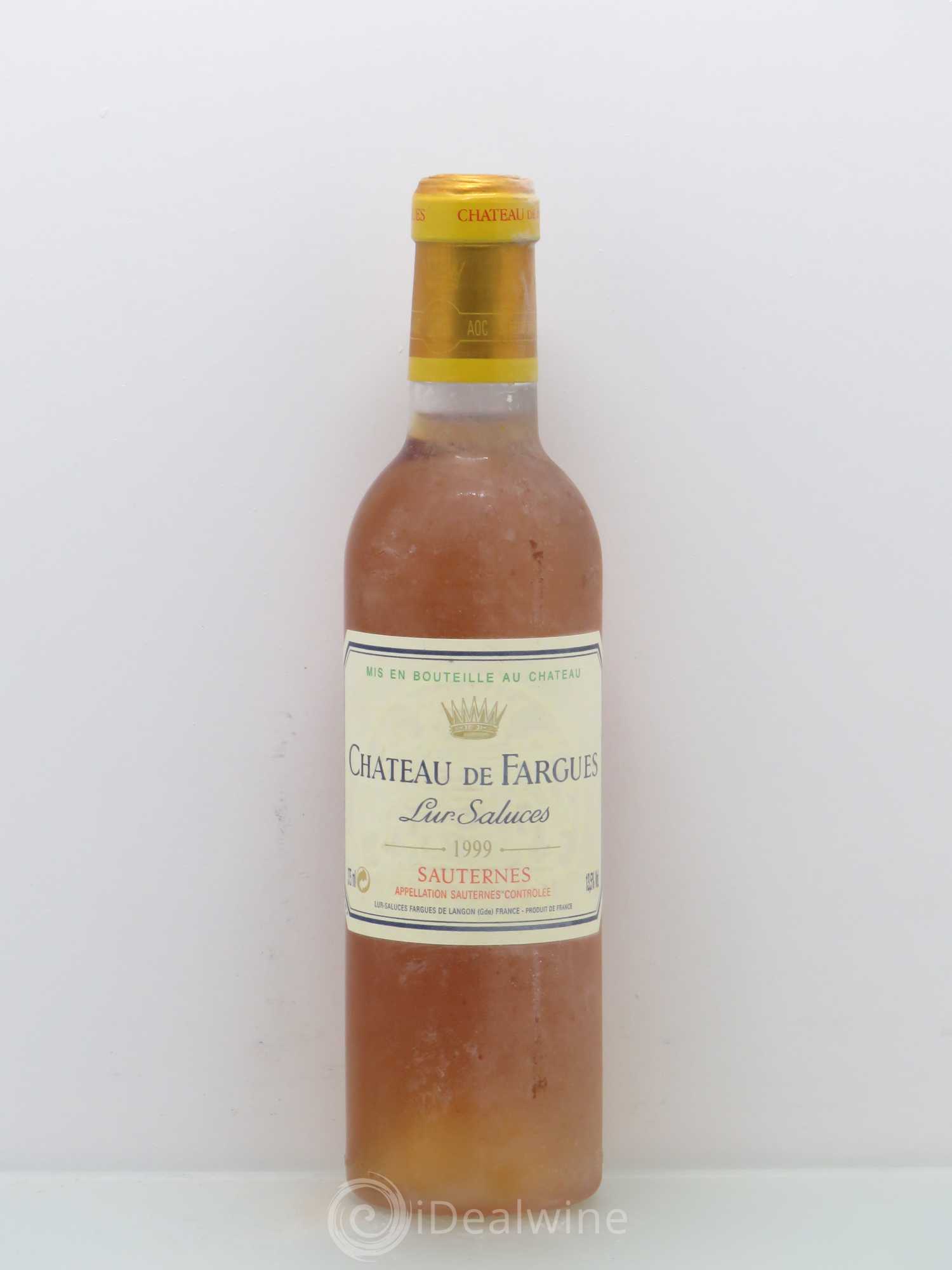 Château de Fargues 1999 - Posten von 1 Demi-Flasche - 0