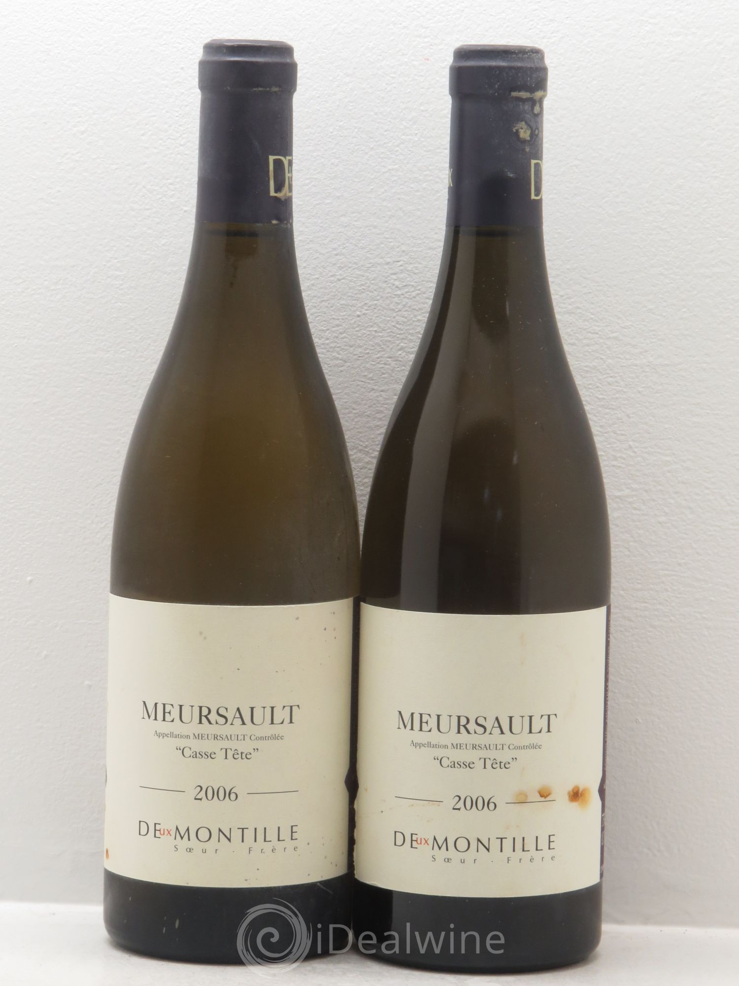 Meursault Casse tête Deux montille Soeur Frere 2006 - Posten von 2 Flaschen - 0
