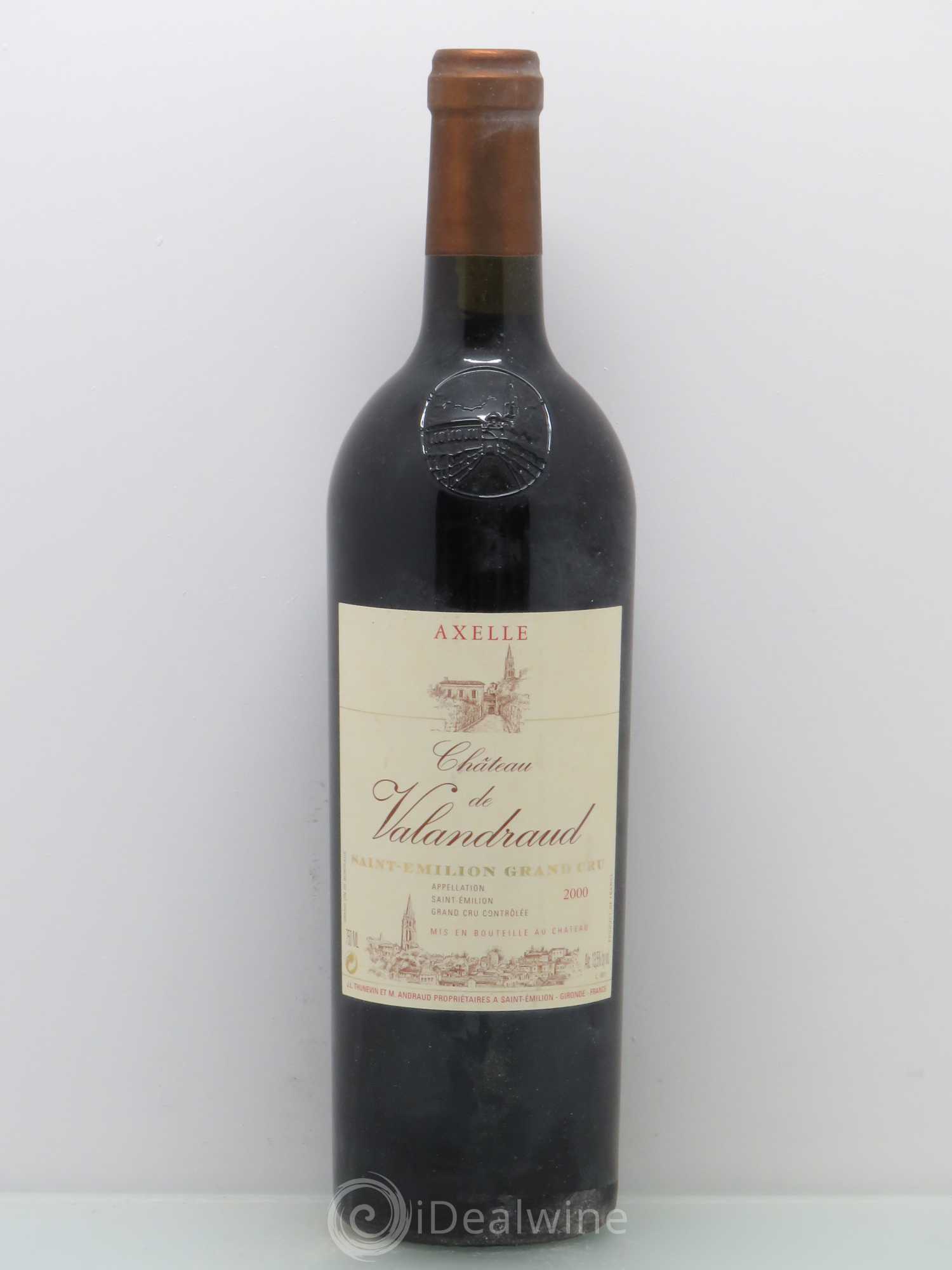 Axelle de Valandraud 2000 - Posten von 1 Flasche - 0