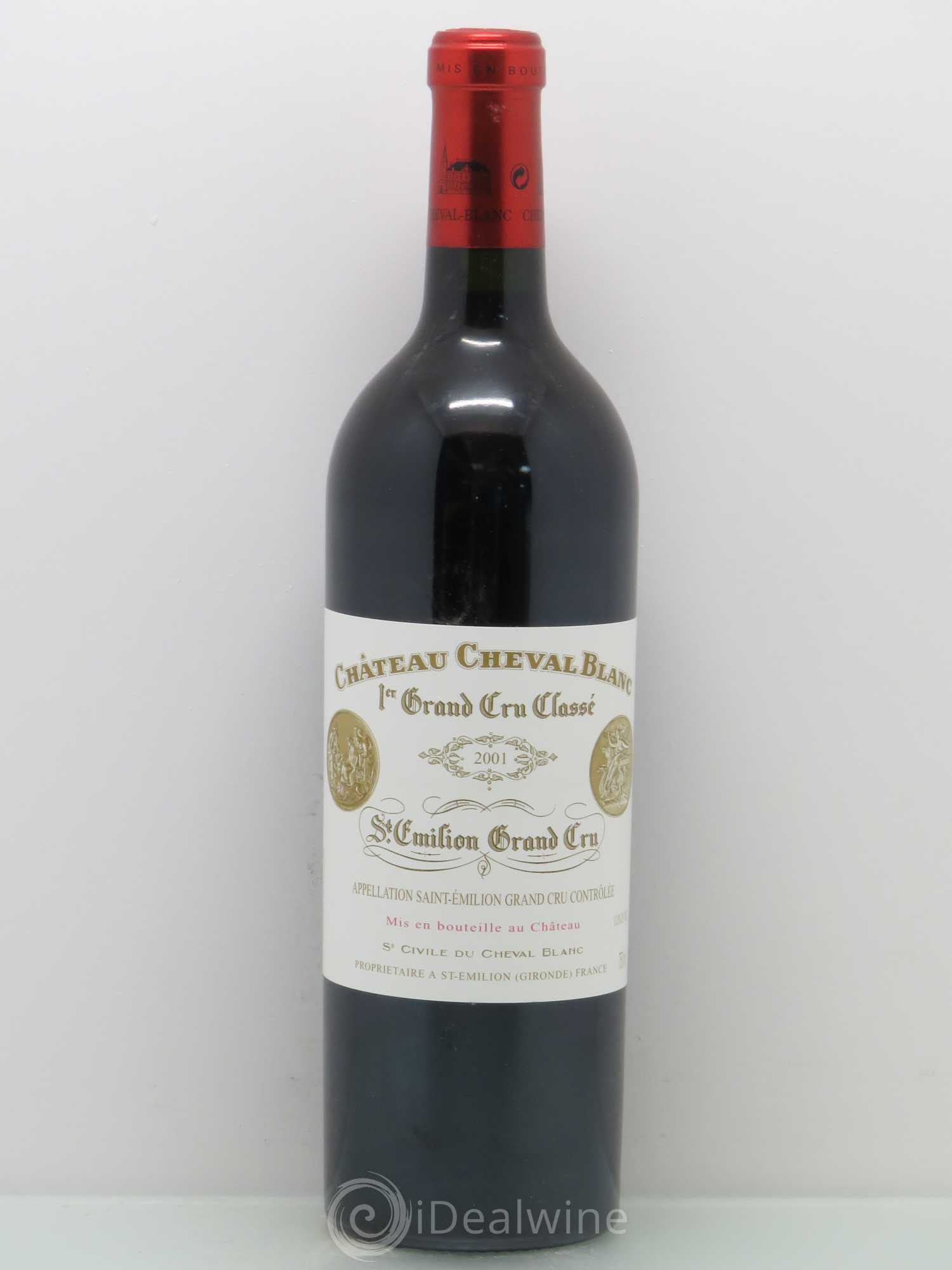 Château Cheval Blanc 1er Grand Cru Classé A 2001 - Lot de 1 bouteille - 0