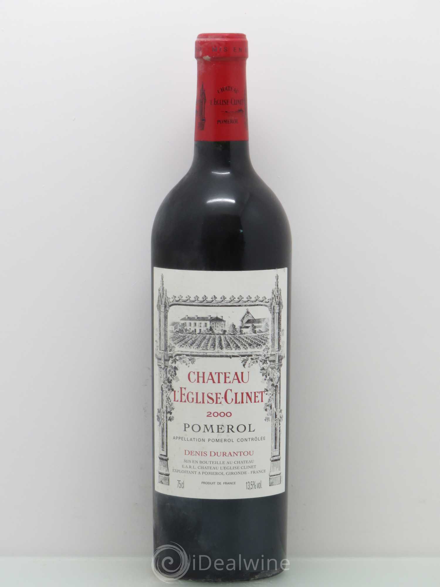 Château l' Église Clinet 2000 - Lot de 1 bouteille - 0