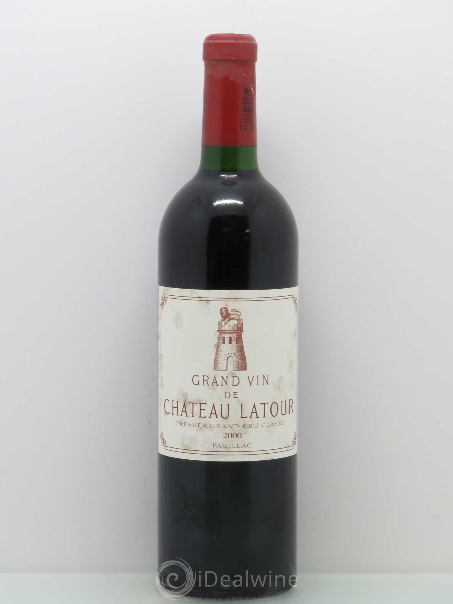 Château Latour 1er Grand Cru Classé 2000 - Lot de 1 bouteille - 0