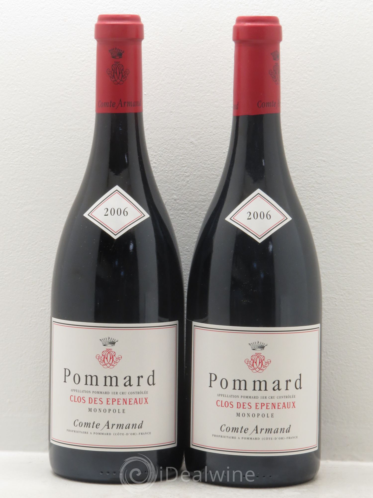 Pommard 1er Cru Clos des Epeneaux Comte Armand 2006 - Lot de 2 bouteilles - 0