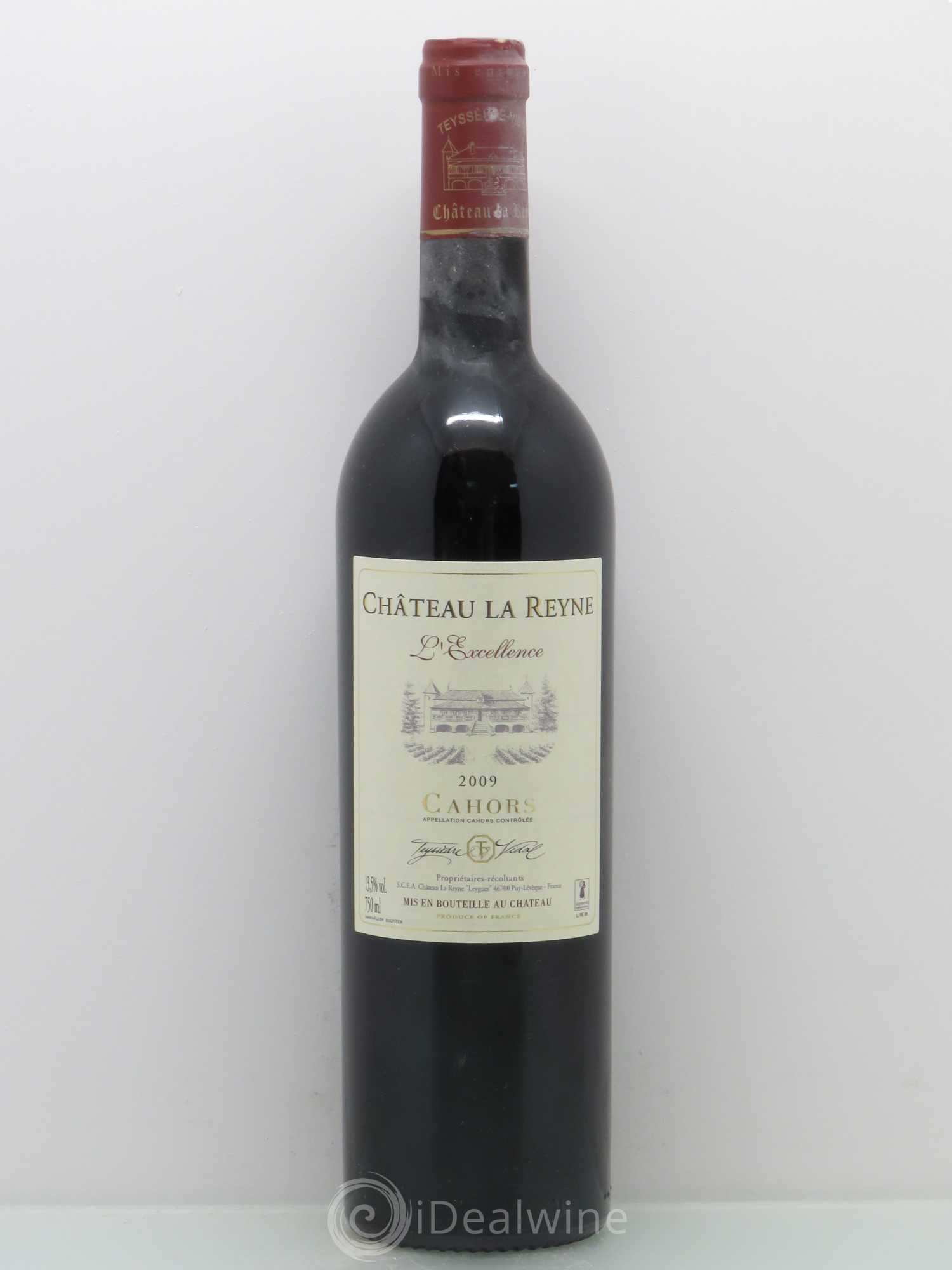 Cahors Château La Reyne L'Excellence 2009 - Lot de 1 bouteille - 0