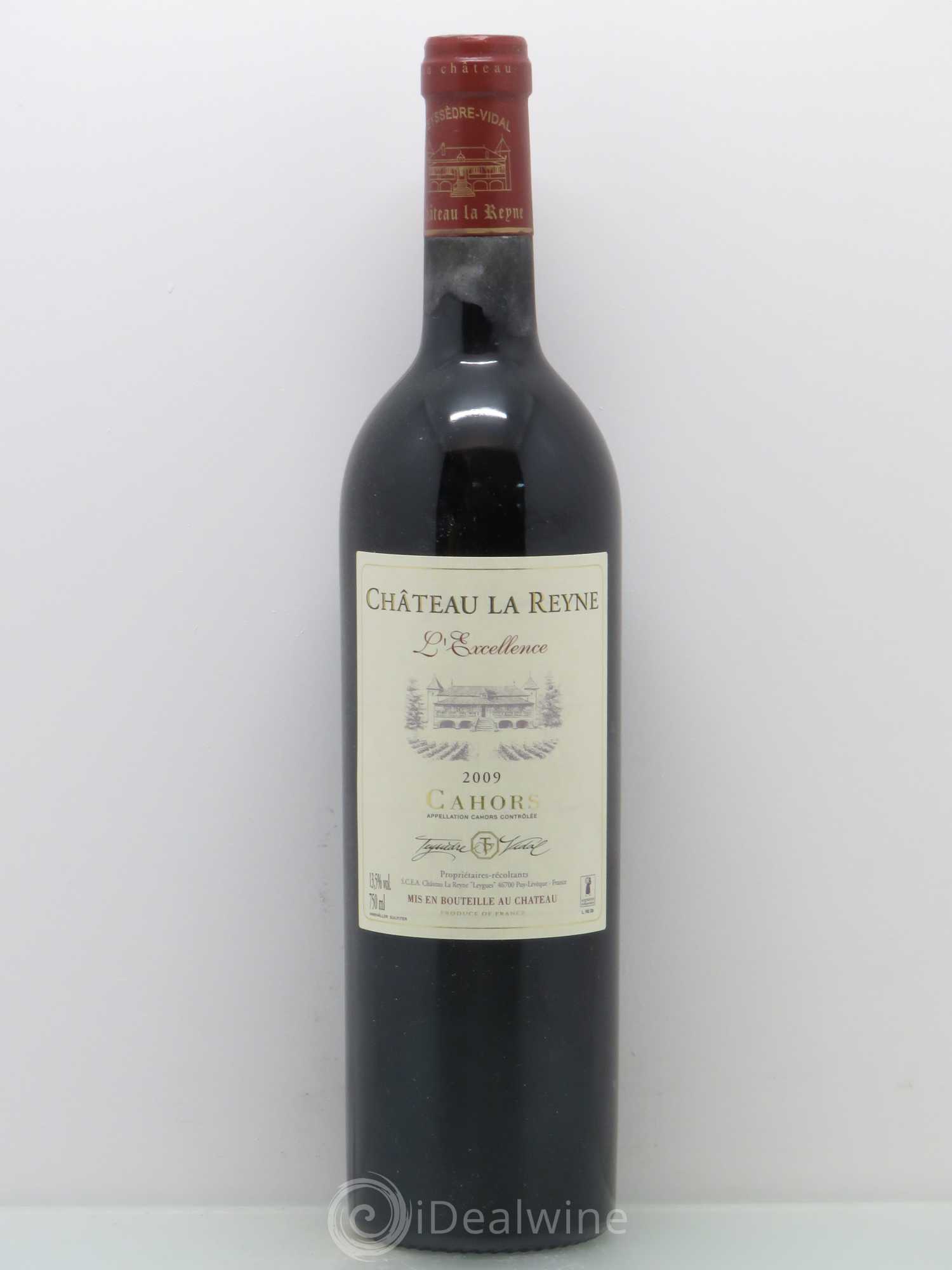 Cahors Château La Reyne L'Excellence 2009 - Lot de 1 bouteille - 0