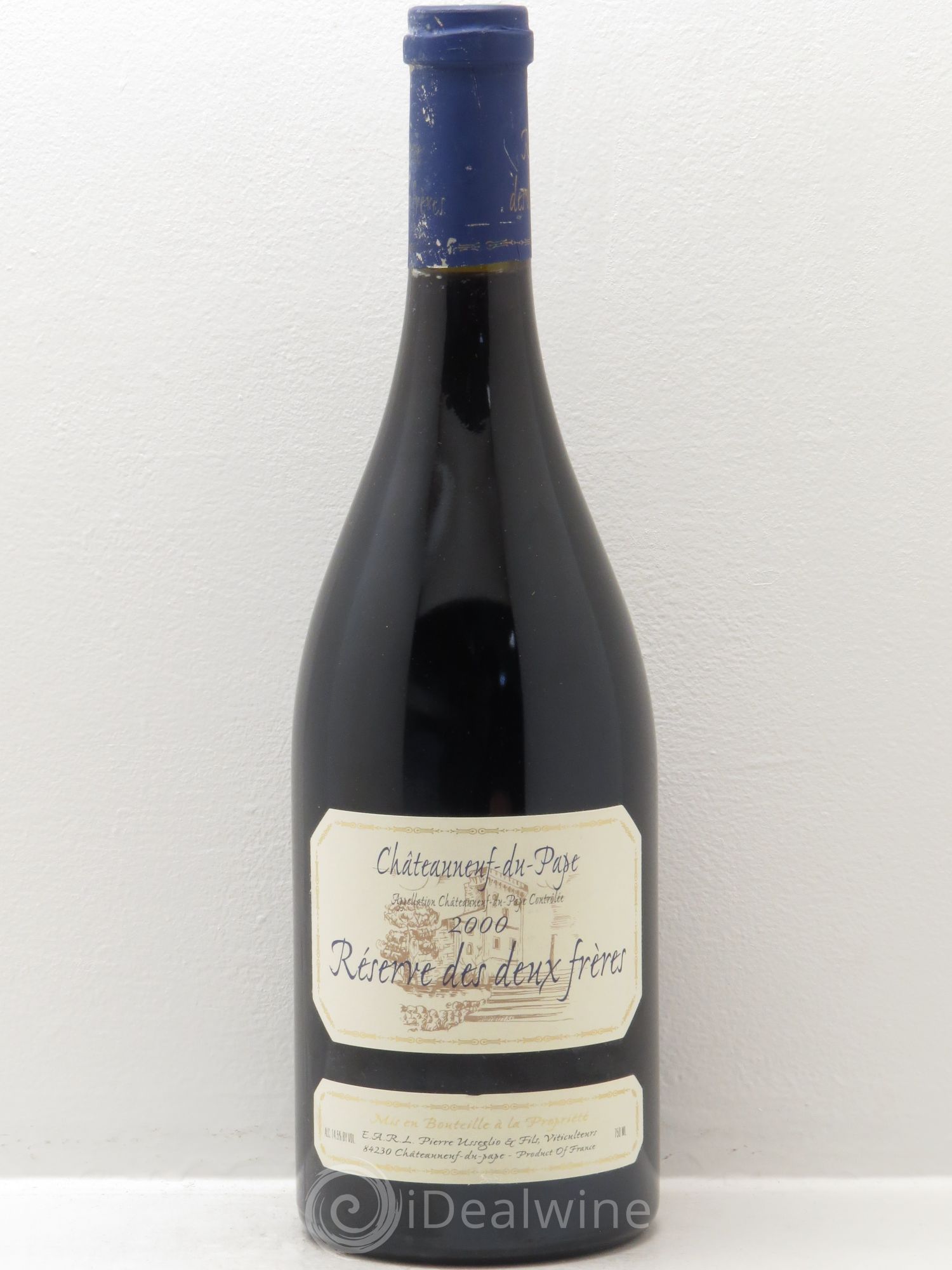 Châteauneuf-du-Pape Réserve des 2 frères Pierre Usseglio & Fils 2000 - Lot de 1 bouteille - 0