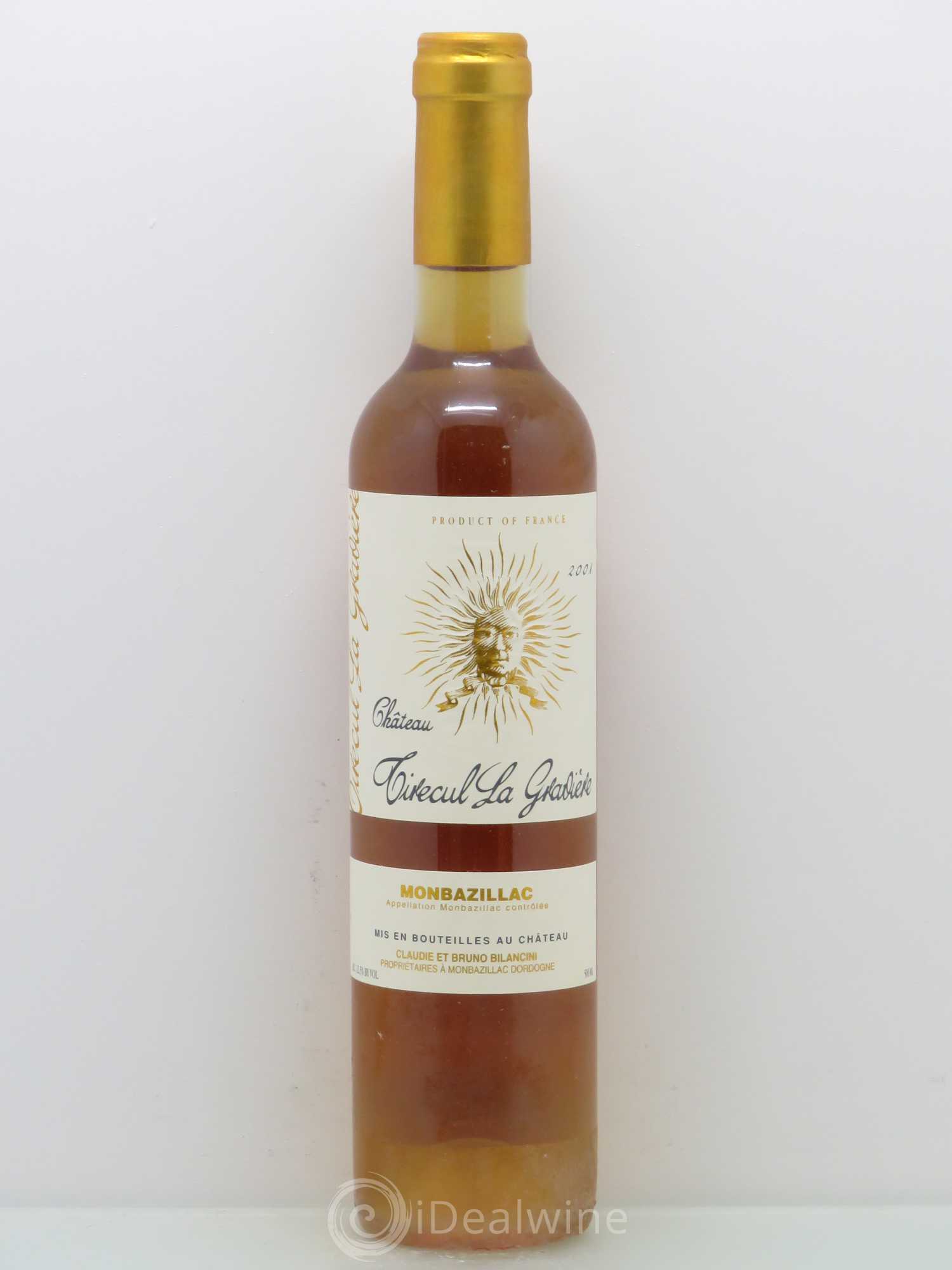 Monbazillac Château Tirecul La Gravière Bruno et Claudie Bilancini 2001 - Lotto di 1 bottiglia - 0