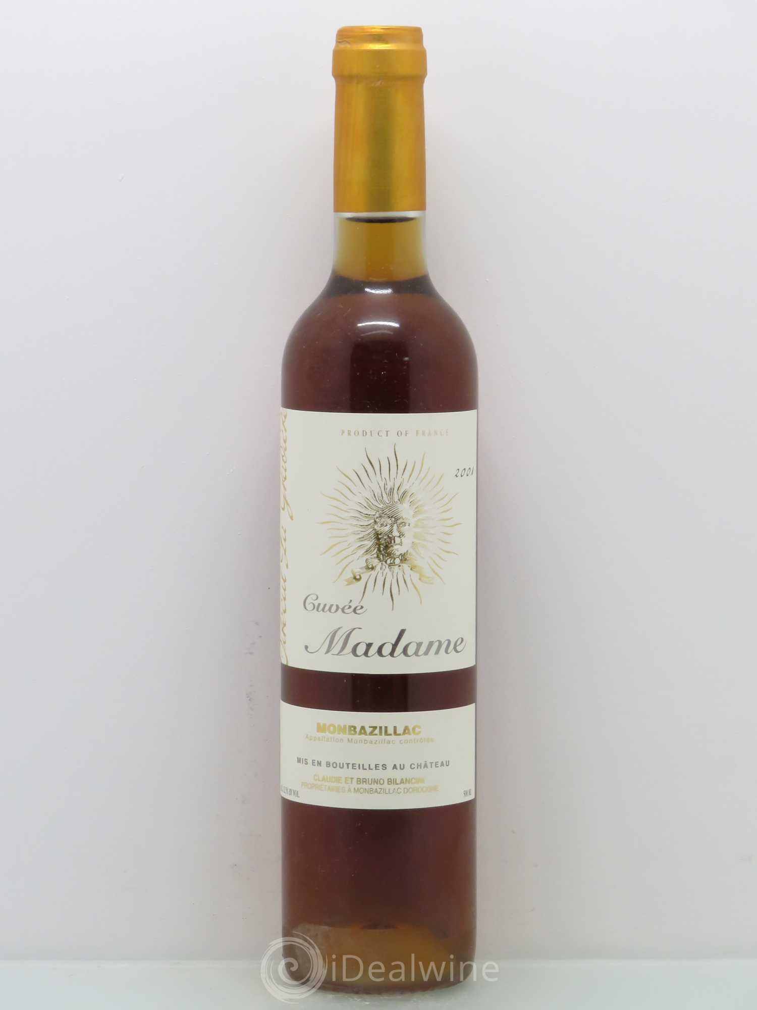 Monbazillac Château Tirecul La Gravière Cuvée Madame Bruno et Claudie Bilancini 2001 - Lotto di 1 bottiglia - 0