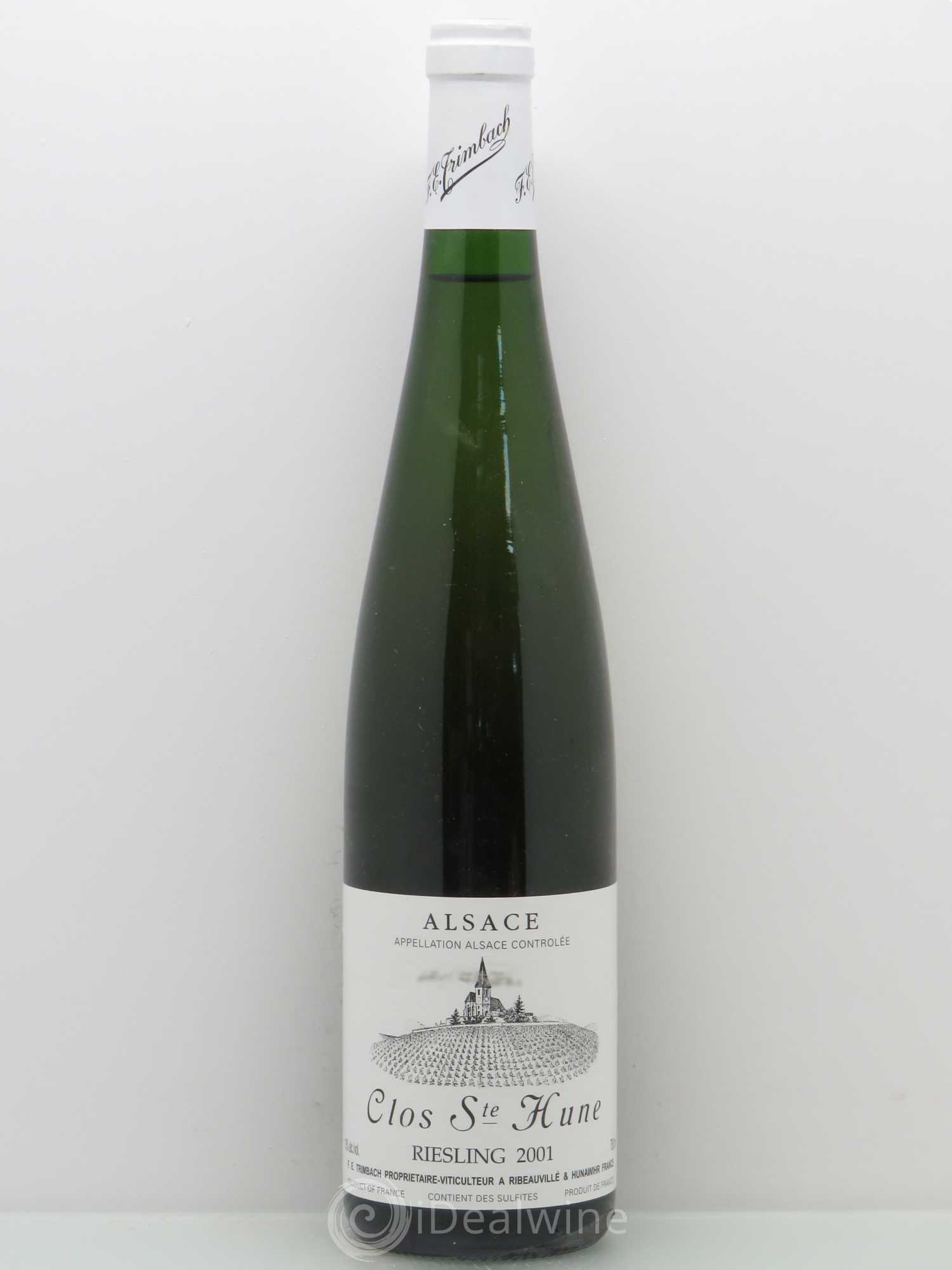 Alsace Riesling Clos Sainte-Hune Trimbach (Domaine) 2001 - Lot de 1 bouteille - 0
