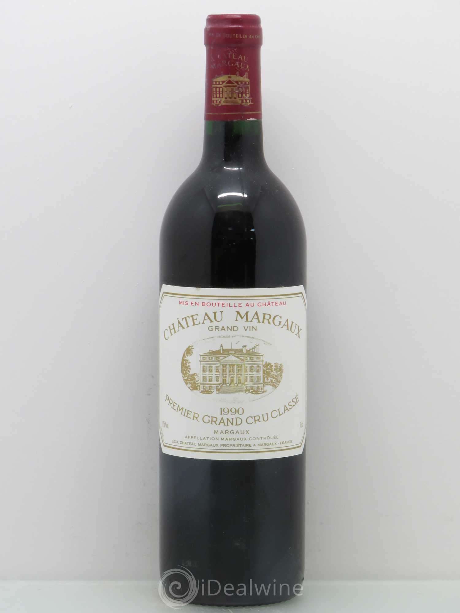 Château Margaux 1er Grand Cru Classé 1990 - Lot de 1 bouteille - 0