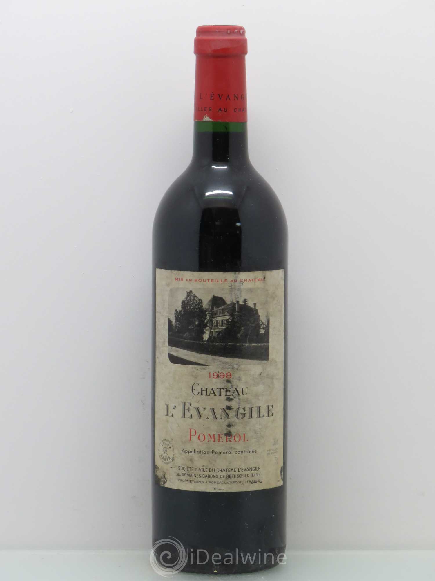 Château l' Évangile 1998 - Lot de 1 bouteille - 0