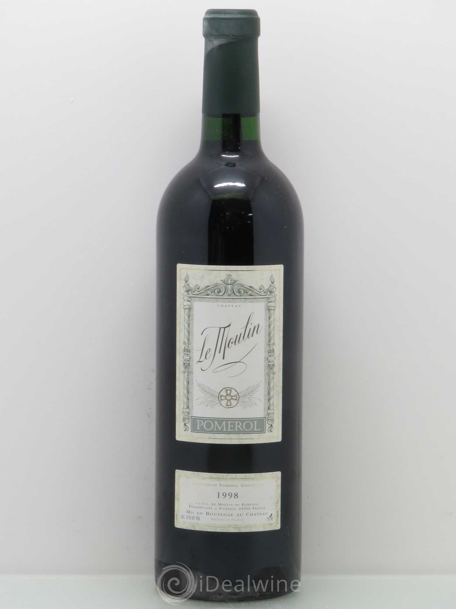 Château le Moulin 1998 - Lot de 1 bouteille - 0