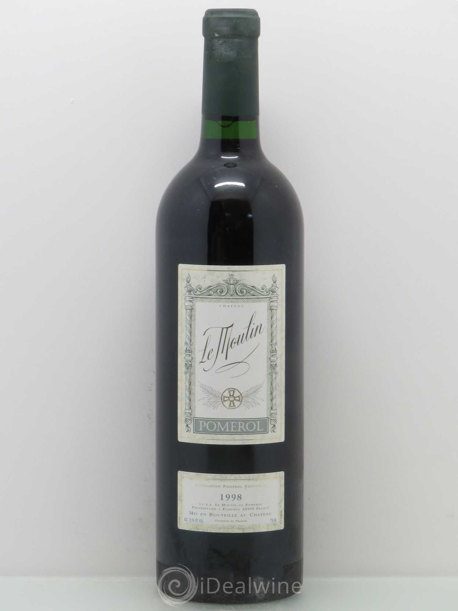 Château le Moulin (sans prix de réserve) 1998 - Lot de 1 bouteille - 0