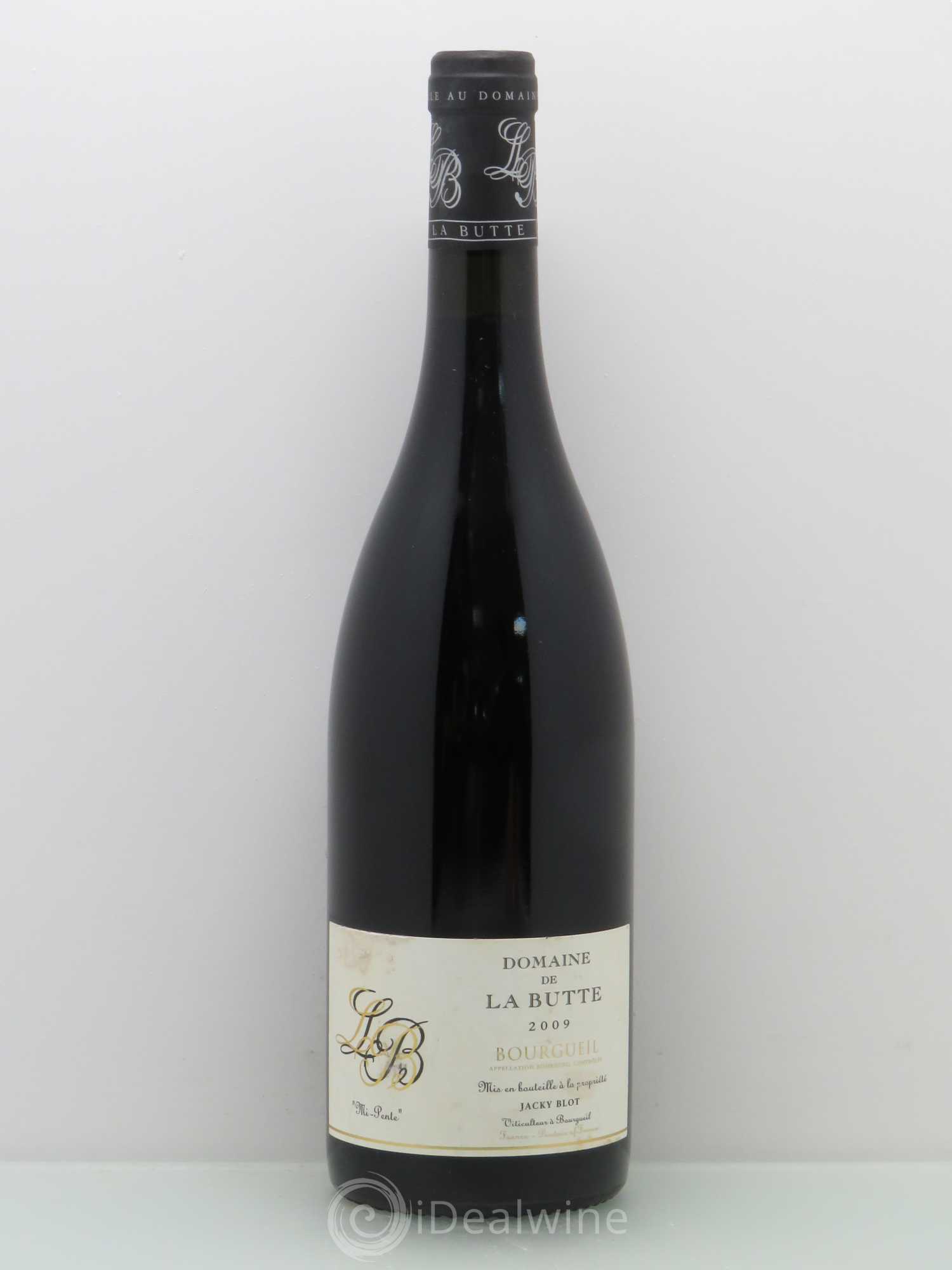 Bourgueil Mi-Pente Domaine de La Butte - Jacky Blot 2009 - Lot de 1 bouteille - 0