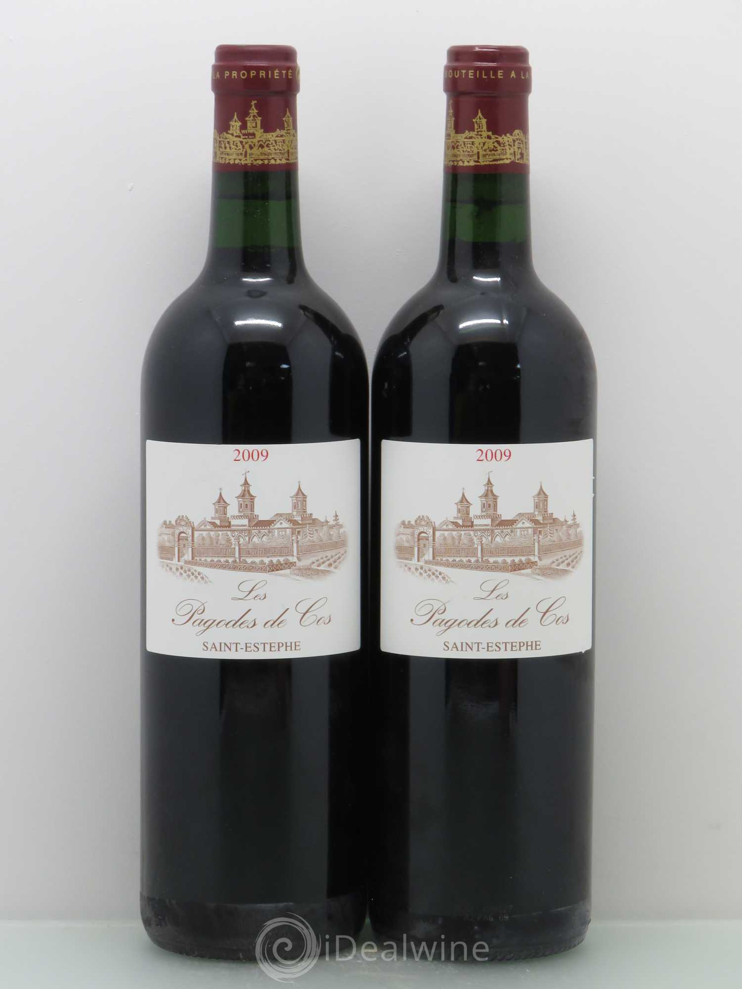Les Pagodes de Cos Second Vin 2009 - Posten von 2 Flaschen - 0