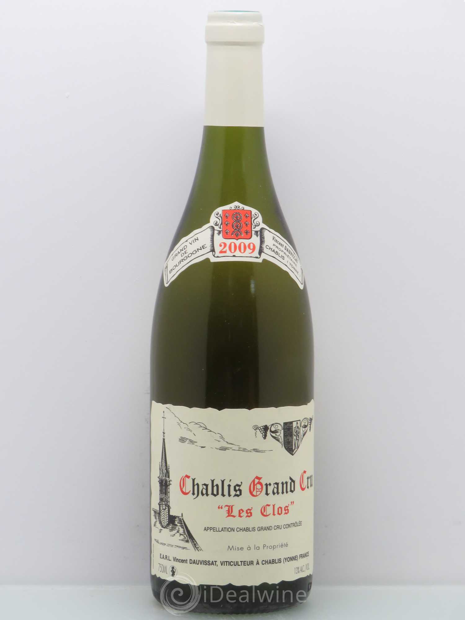Chablis Grand Cru Les Clos Vincent Dauvissat (Domaine) 2009 - Lot de 1 bouteille - 0