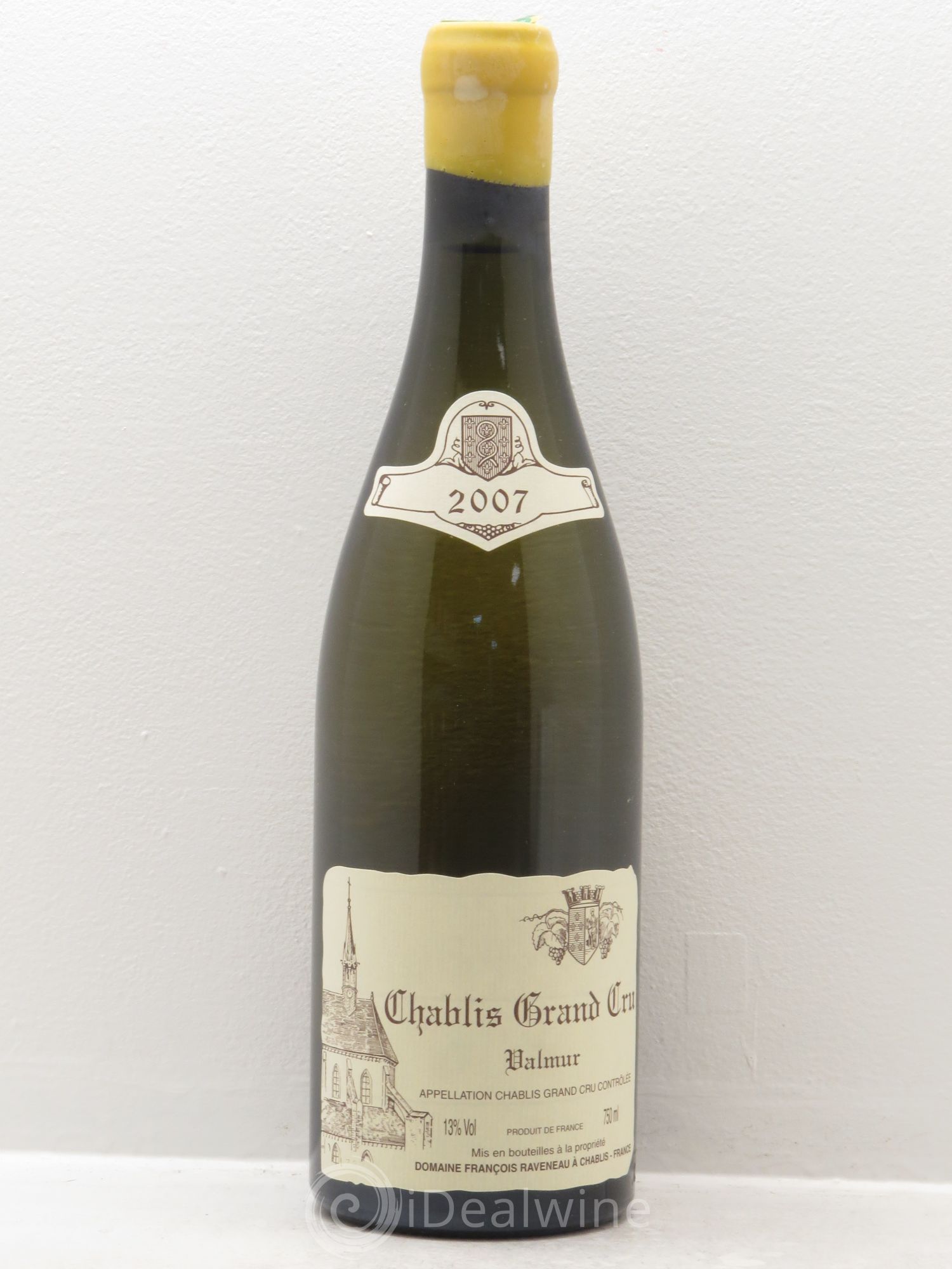 Chablis Grand Cru Valmur Raveneau (Domaine) 2007 - Lot de 1 bouteille - 0
