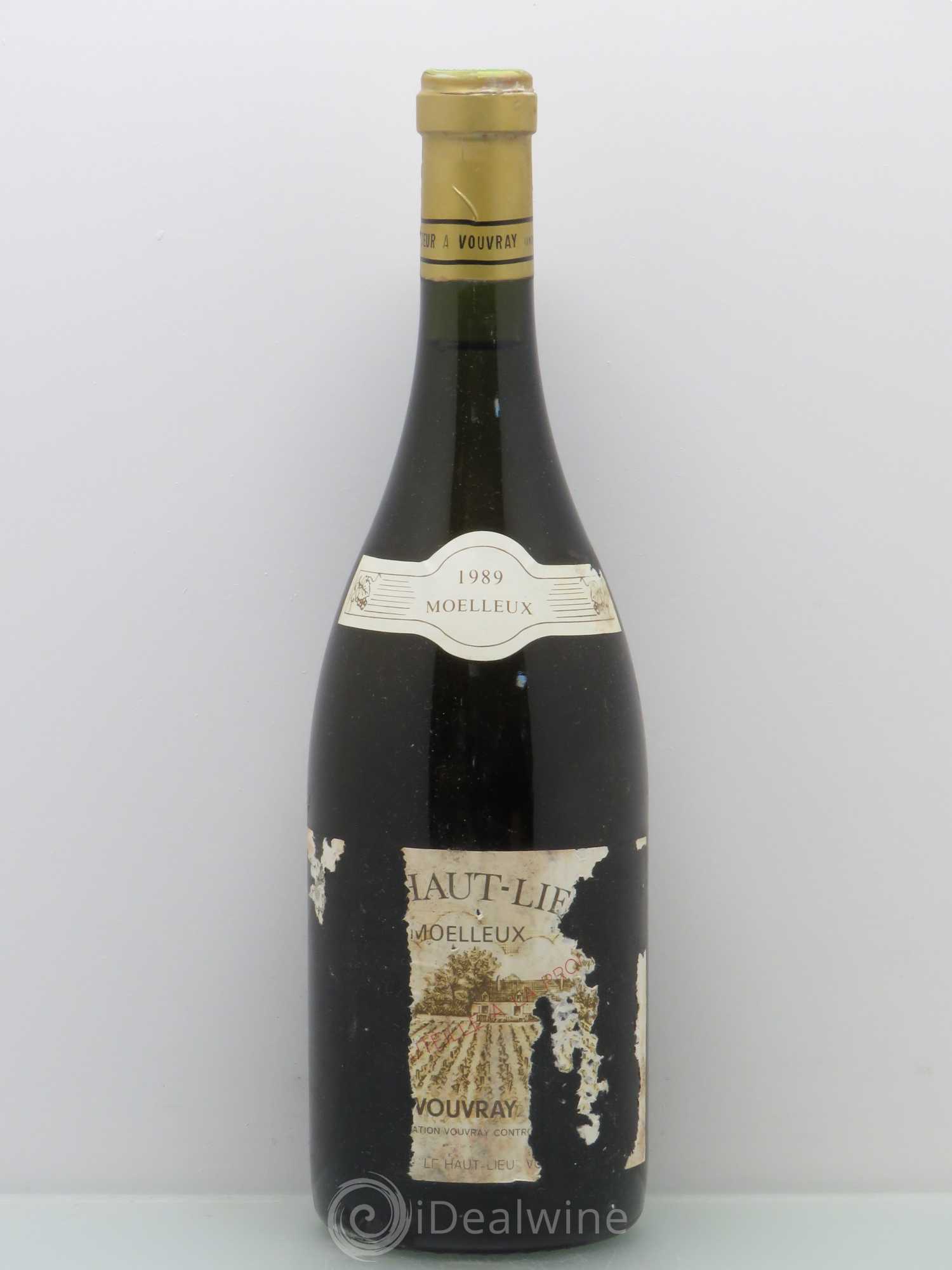 Vouvray Le Haut-Lieu Moelleux Domaine Huet 1989 - Lotto di 1 bottiglia - 0