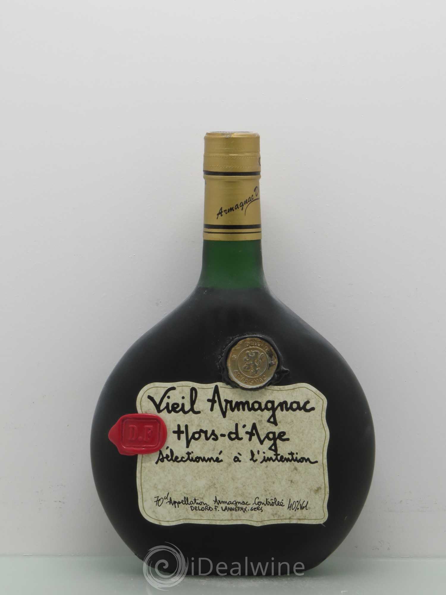 Armagnac Hors dÂge DELORD - Posten von 1 Flasche - 0