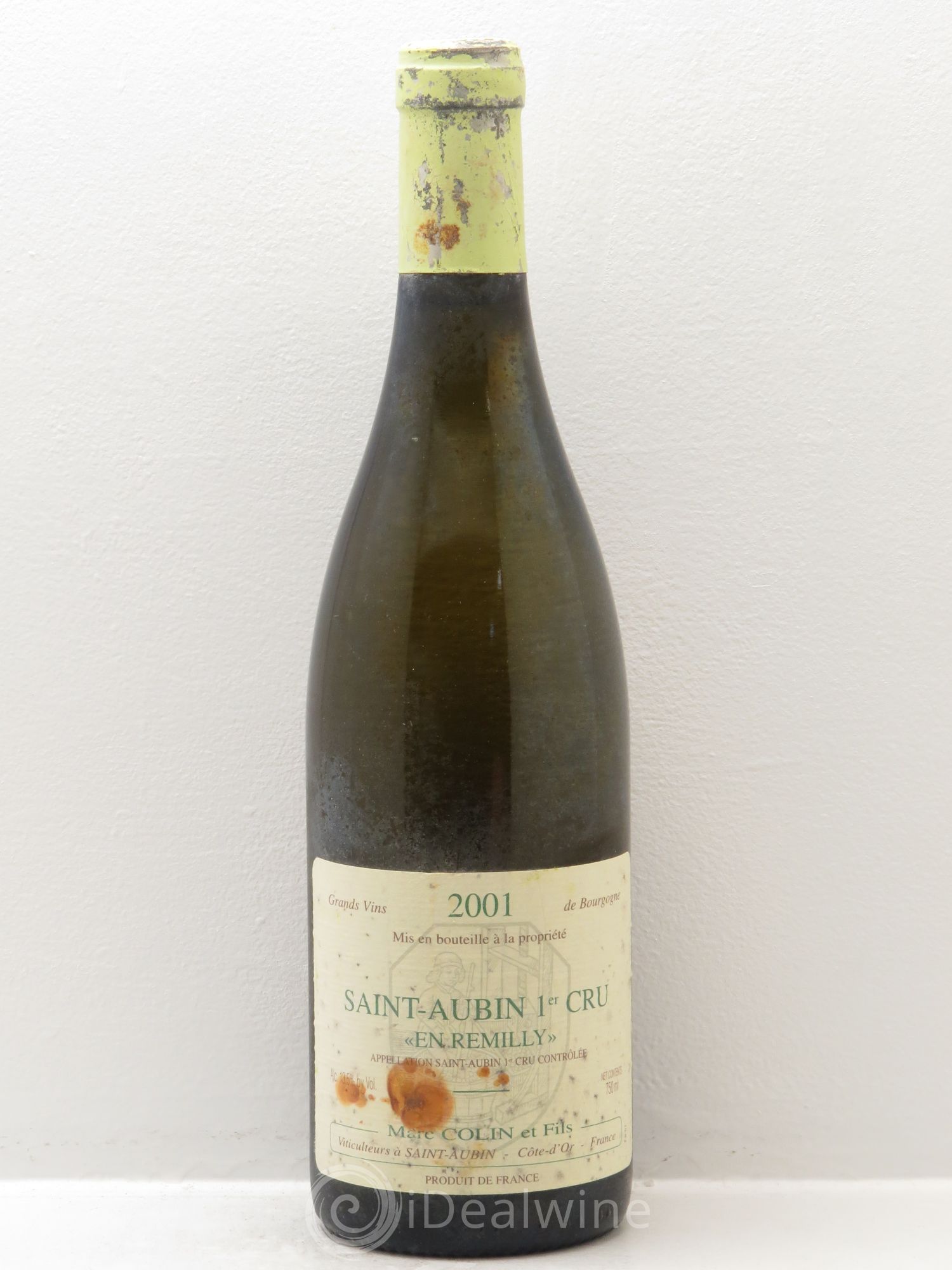 Saint-Aubin 1er Cru En Rémilly Marc Colin & Fils 2001 - Lot de 1 bouteille - 0