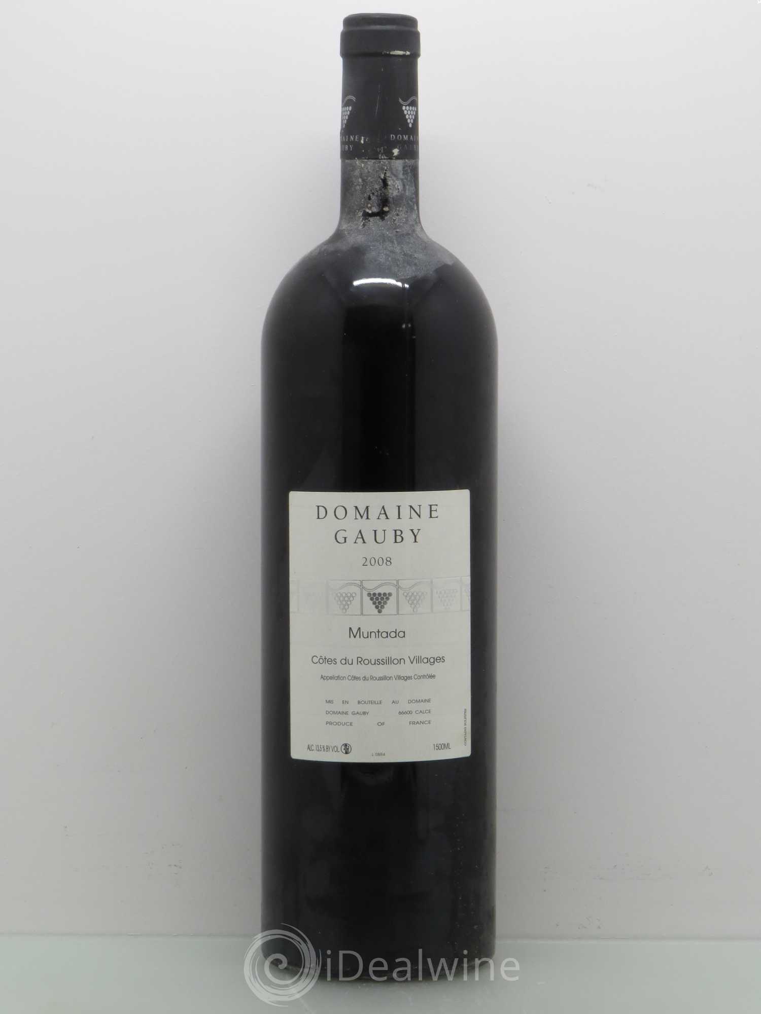 Côtes Catalanes (anciennement Côtes du Roussillon Villages) La Muntada Gauby (Domaine) 2008 - Lot de 1 magnum - 0