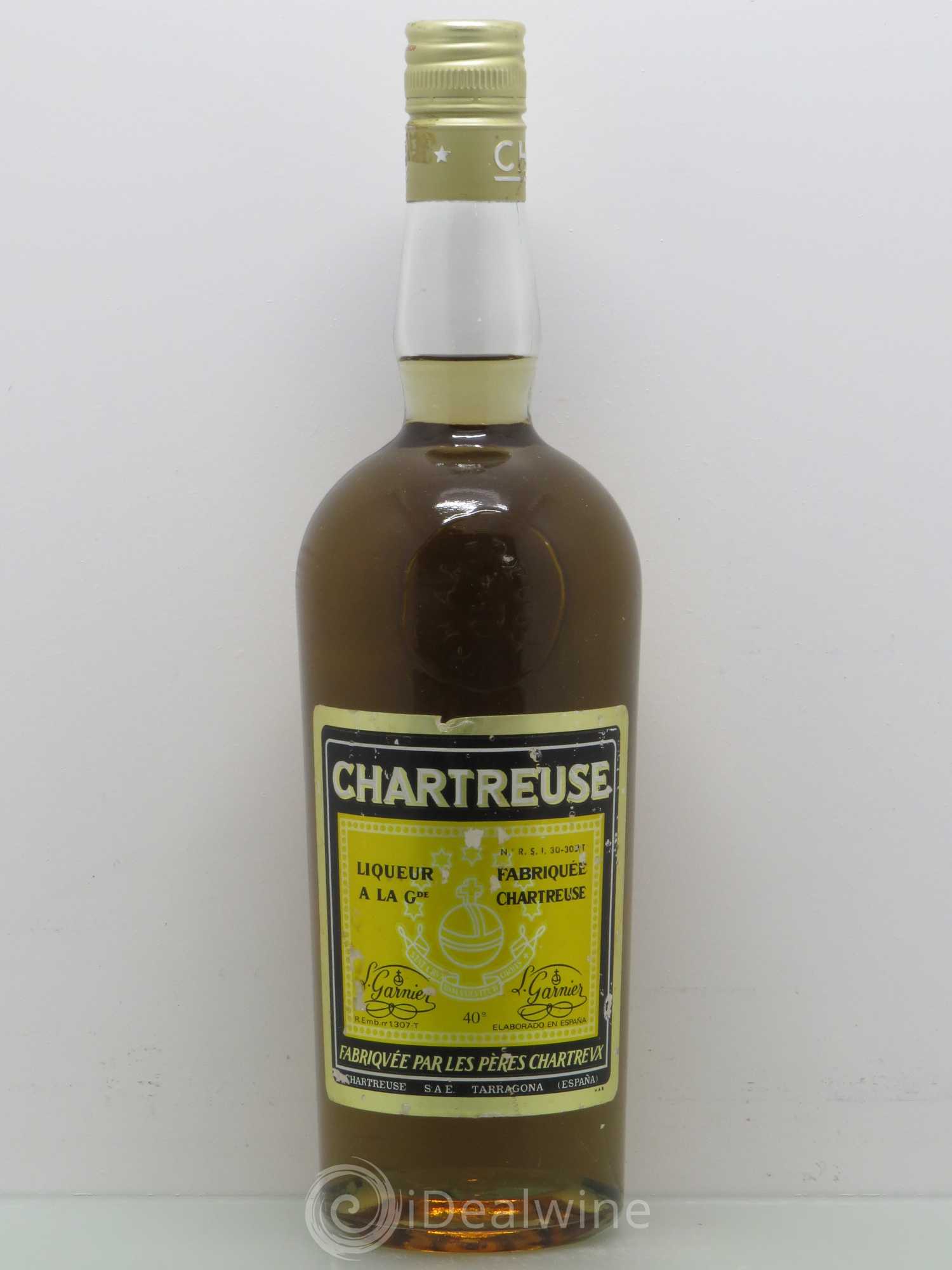 Chartreuse Tarragone Jaune Pères Chartreux - Lot de 1 bouteille - 0