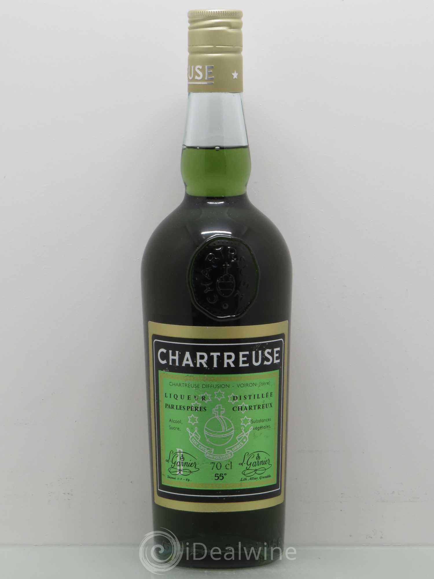 Chartreuse Pères Chartreux Verte Voiron - Posten von 1 Flasche - 0