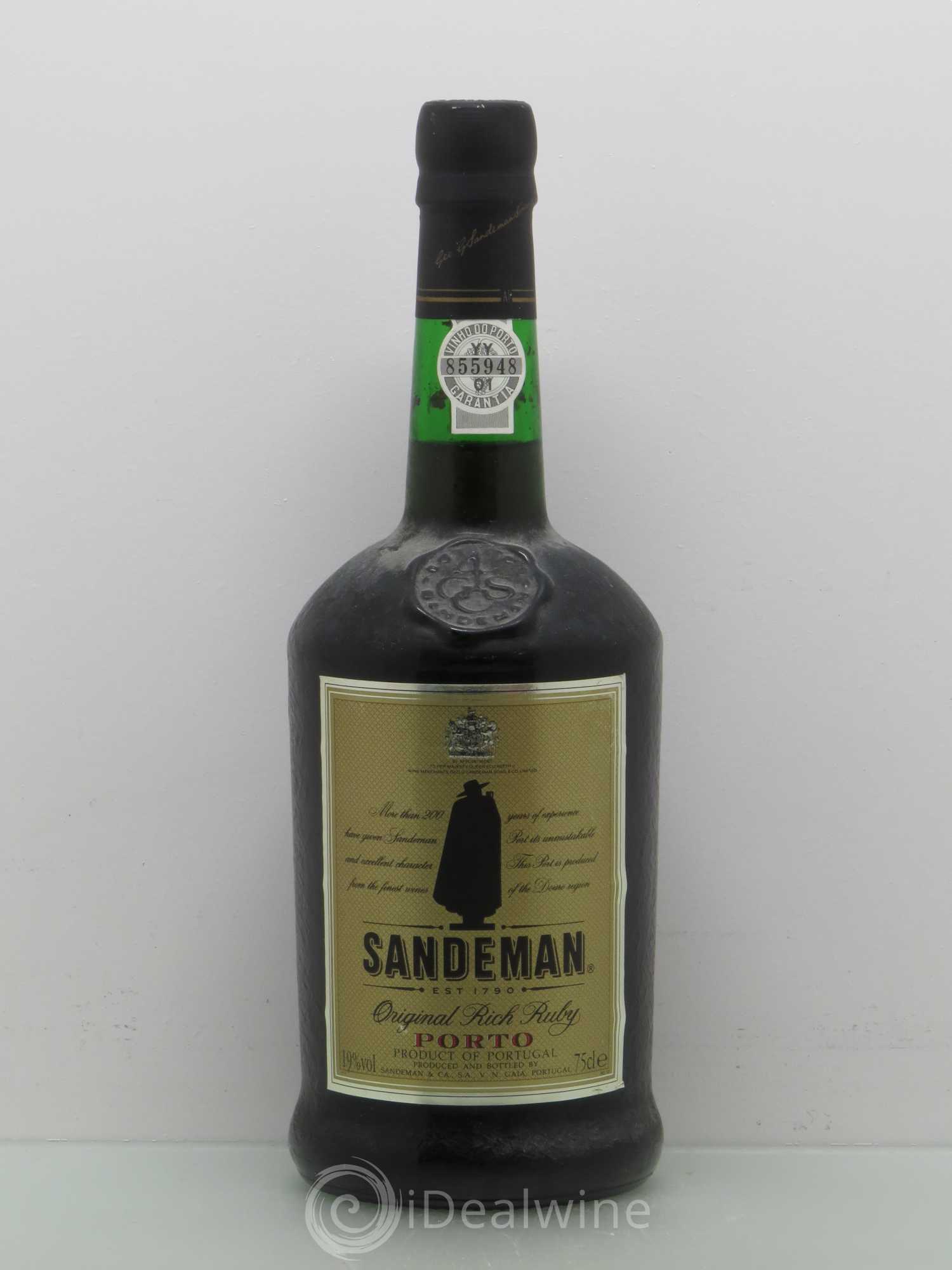Porto Original Rich Ruby Sandeman - Posten von 1 Flasche - 0