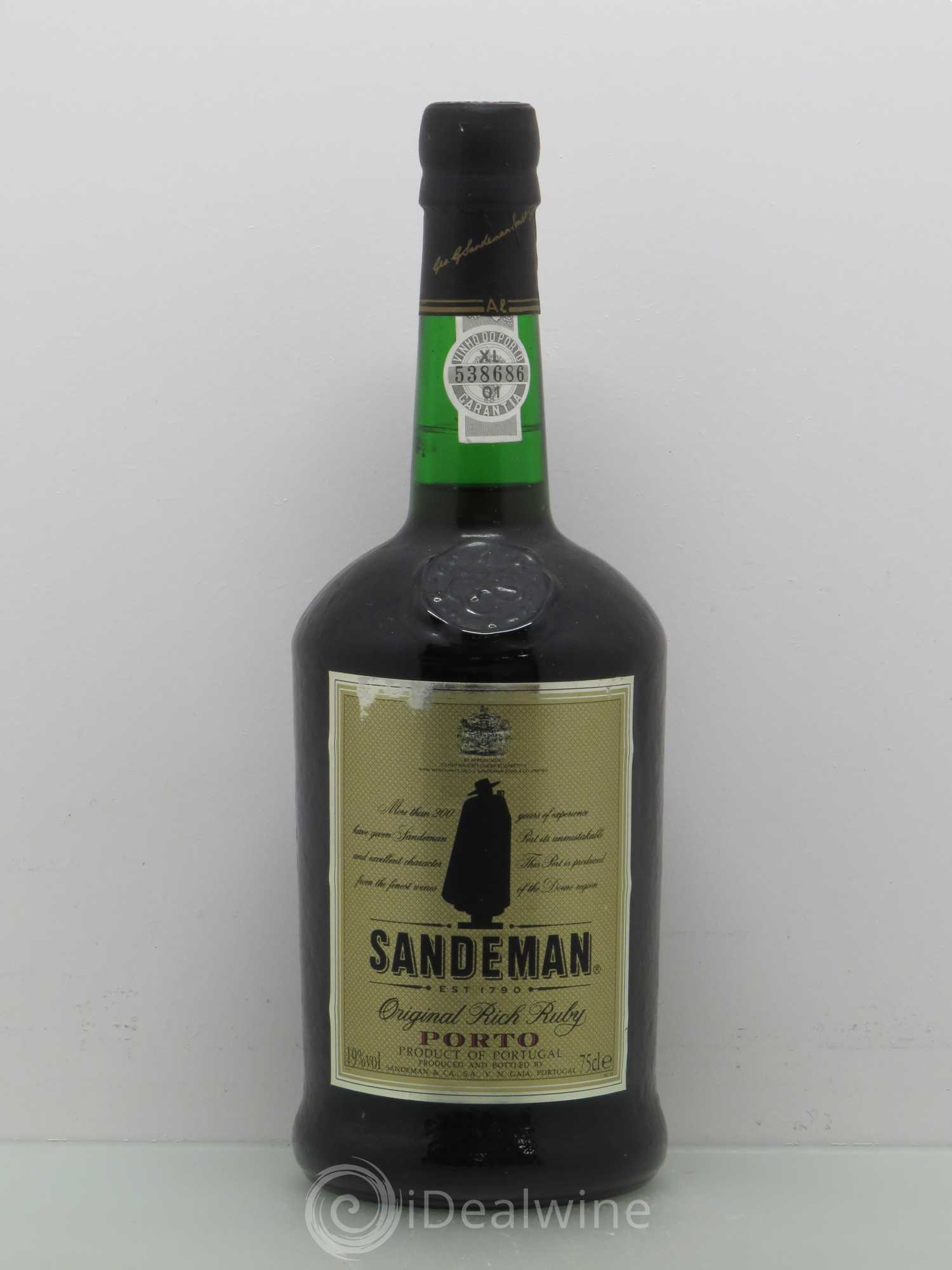 Porto Original Rich Ruby Sandeman - Lot de 1 bouteille - 0