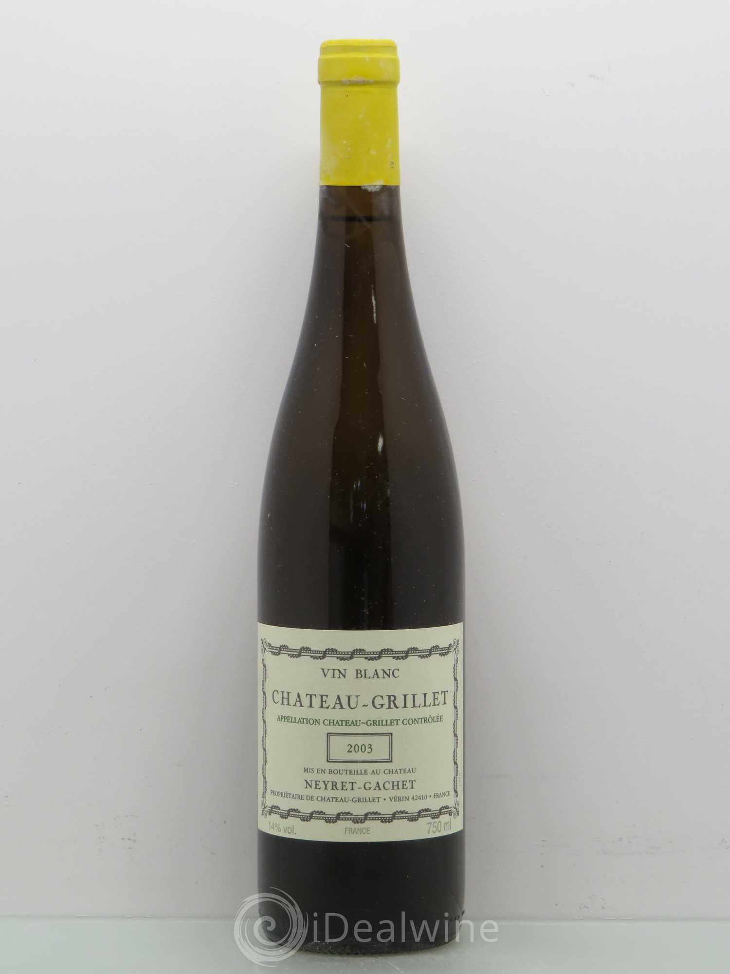 Château Grillet Château-Grillet 2003 - Lot de 1 bouteille - 0