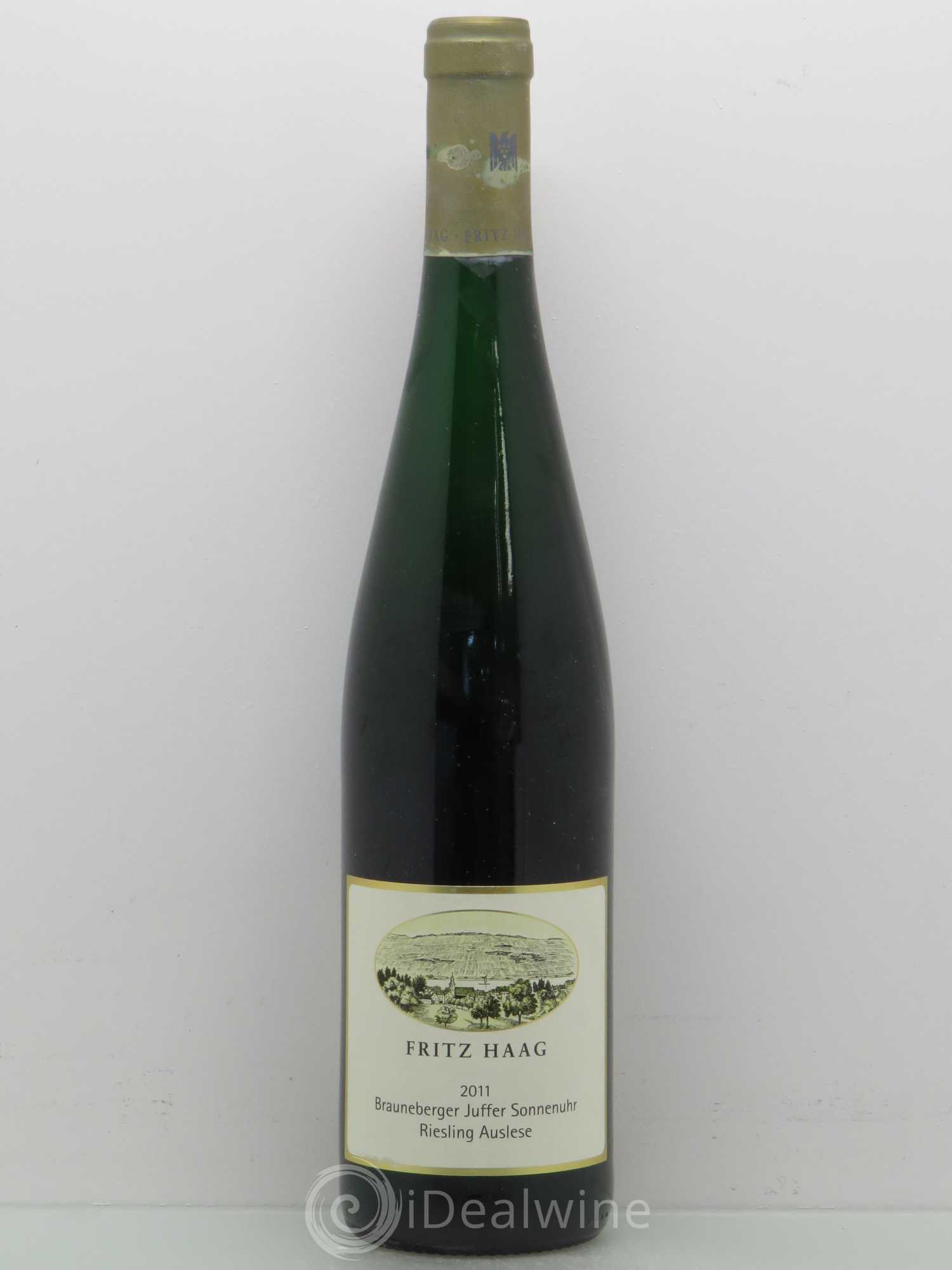 Riesling Fritz Haag Brauneberger Juffer Sonnenuhr Auslese Goldkapsul A.P.Nr.25770500912 2011 - Posten von 1 Flasche - 0
