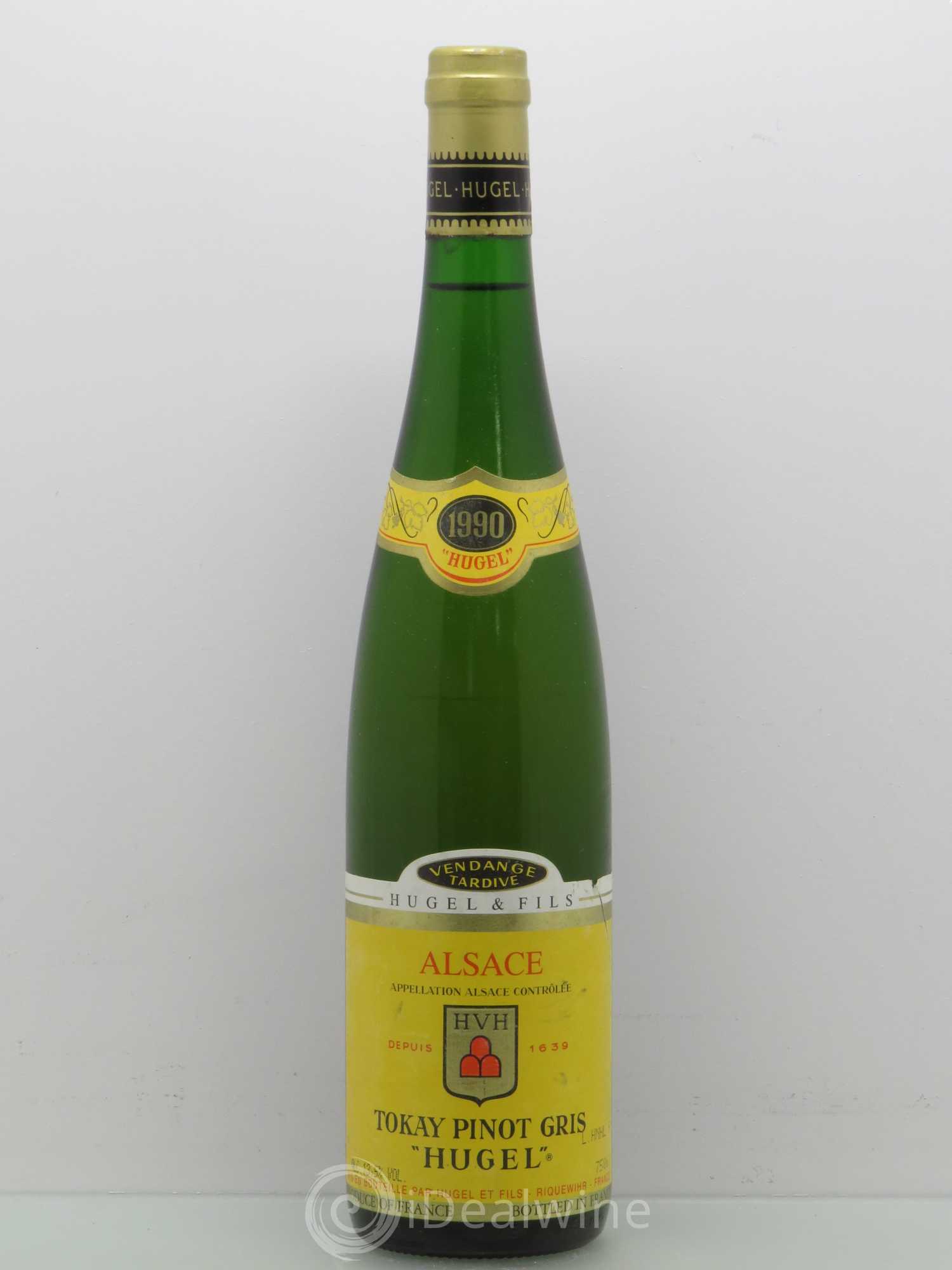 Pinot Gris Vendanges Tardives Hugel (Domaine) (senza prezzo di riserva) 1990 - Lotto di 1 bottiglia - 0