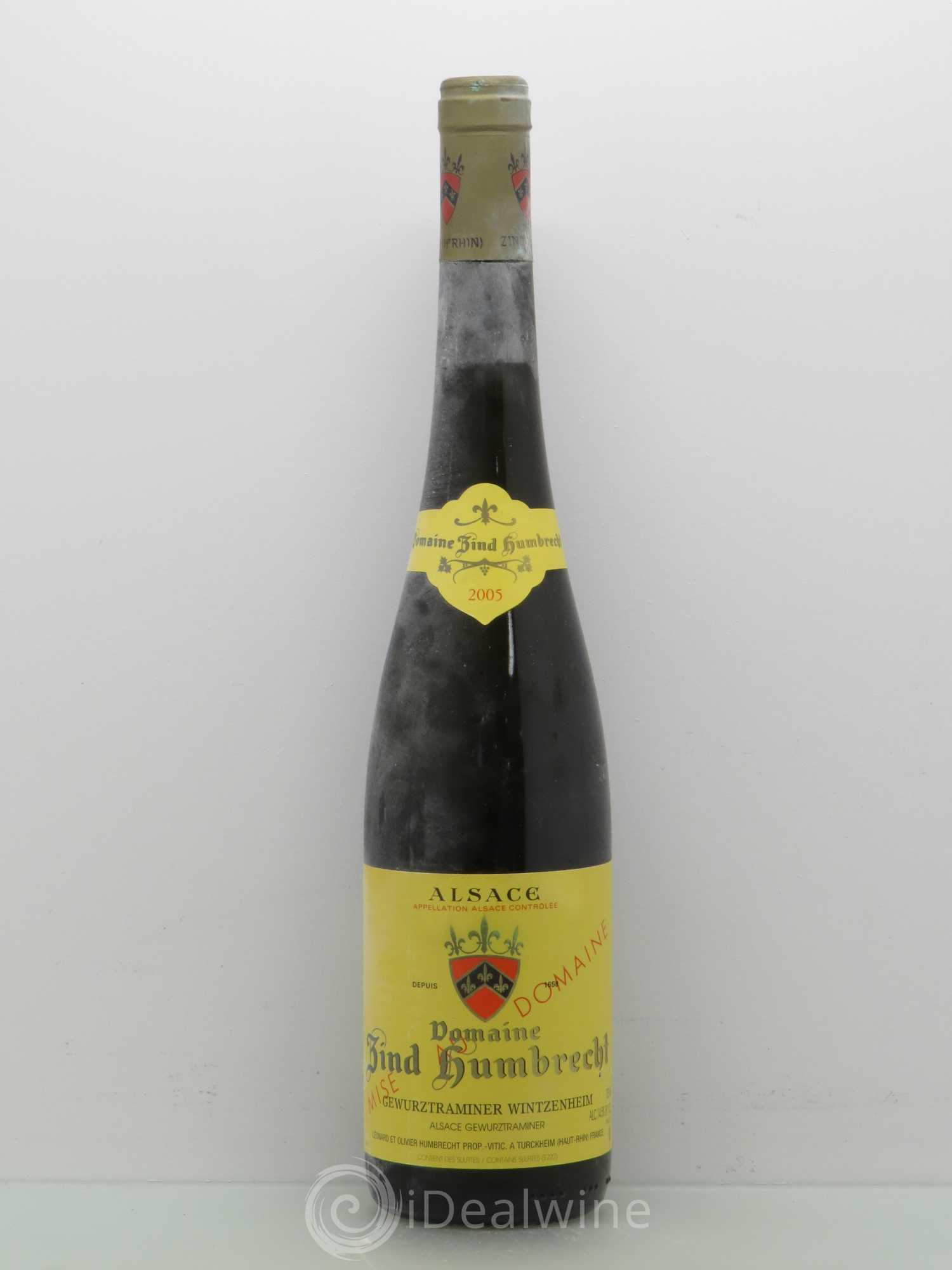 Alsace Gewurztraminer Zind-Humbrecht (Domaine) Wintzenheim 2005 - Posten von 1 Flasche - 0