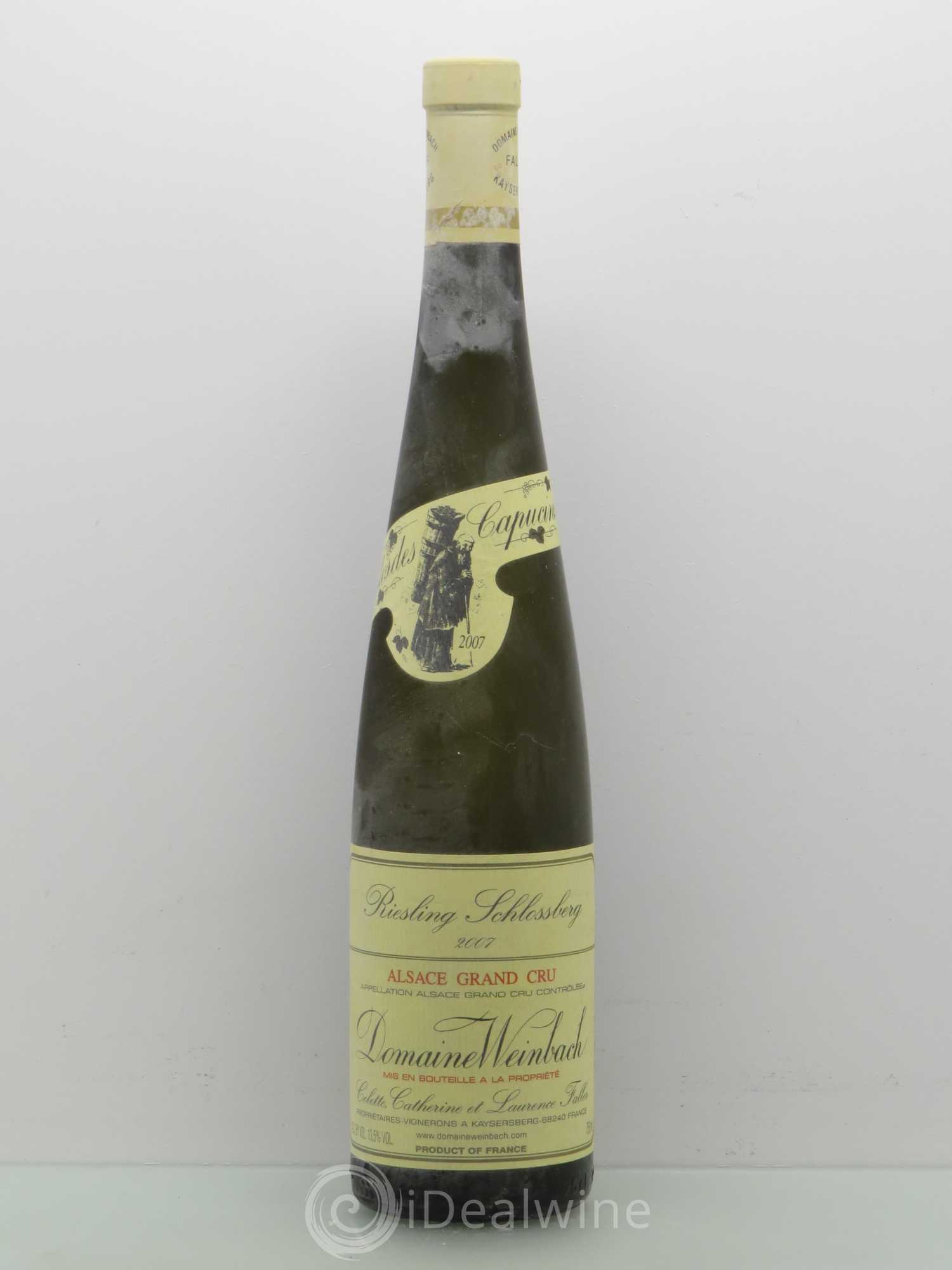 Alsace Grand Cru Schlossberg Riesling Weinbach (Domaine) 2007 - Lot de 1 bouteille - 0