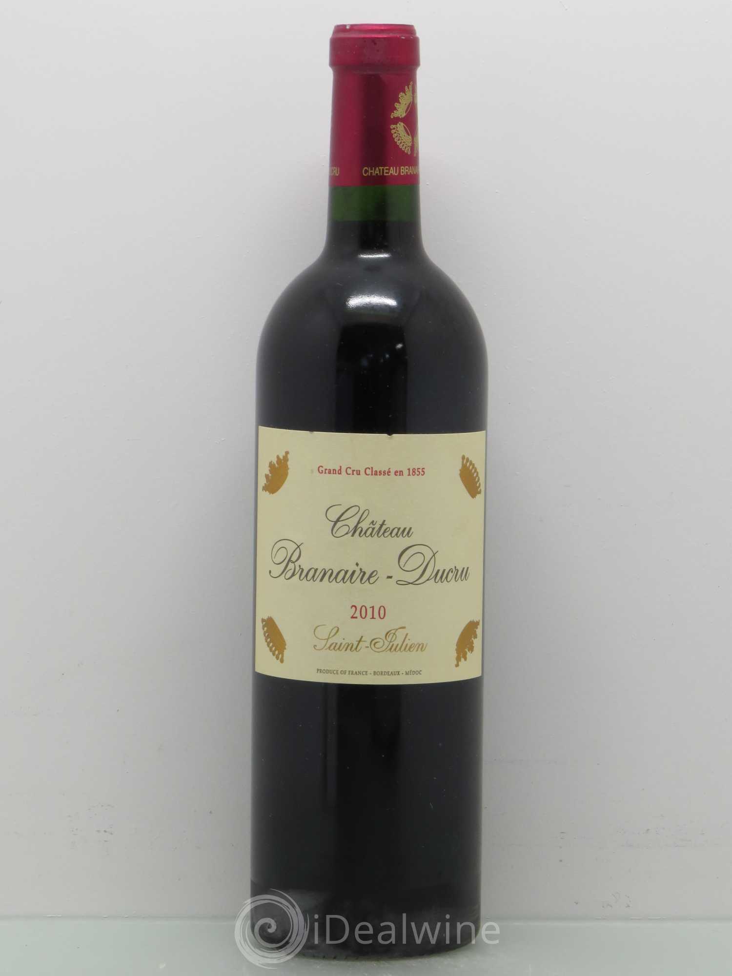 Château Branaire Ducru 4ème Grand Cru Classé 2010 - Lotto di 1 bottiglia - 0