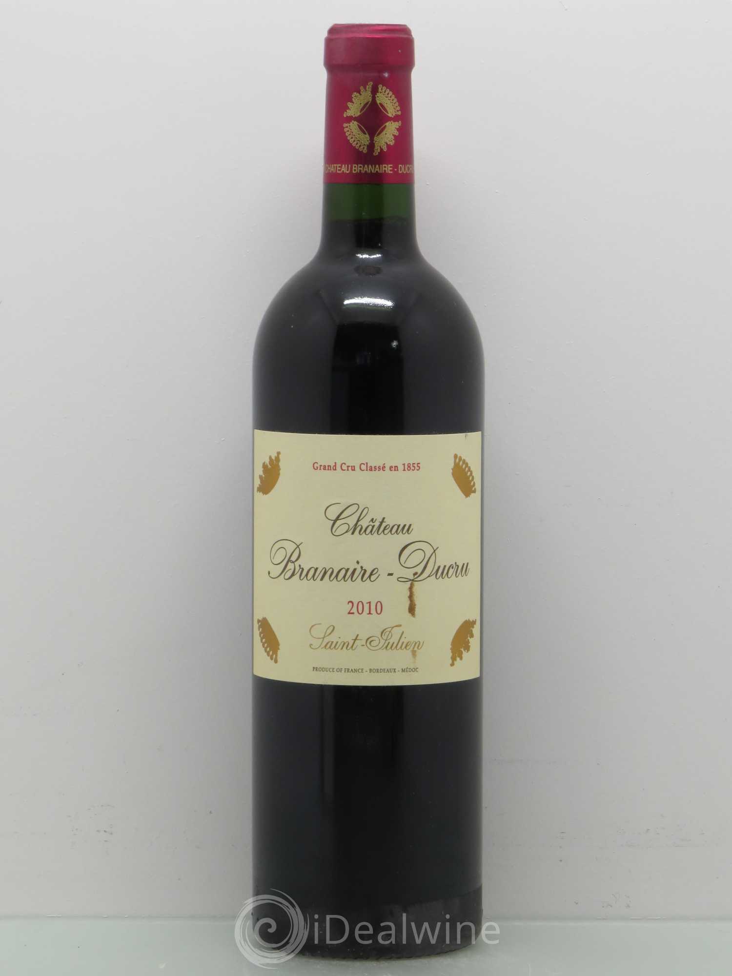 Château Branaire Ducru 4ème Grand Cru Classé 2010 - Lot de 1 bouteille - 0