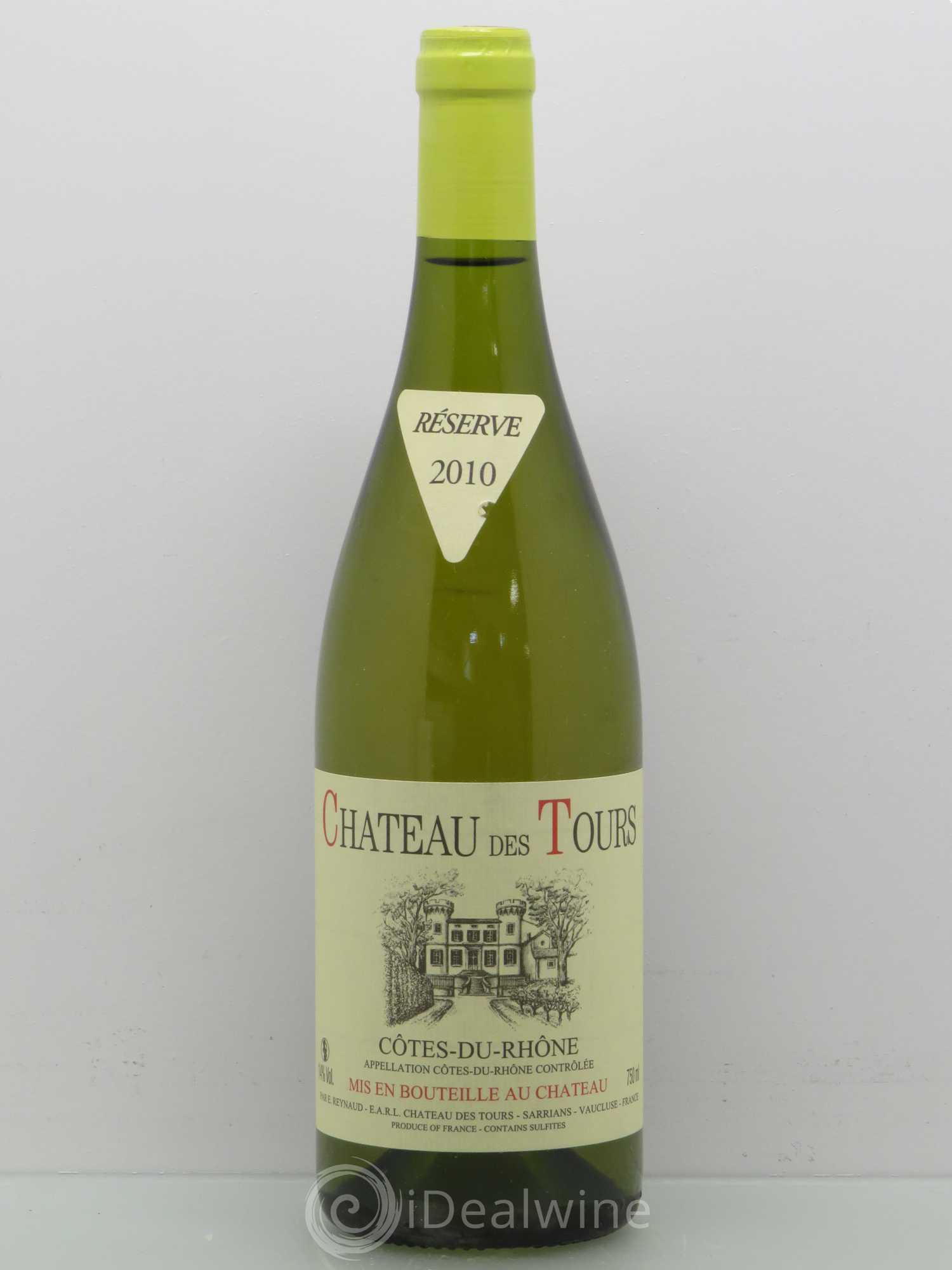 Côtes-du-Rhône Château des Tours Emmanuel Reynaud 2010 - Lot de 1 bouteille - 0