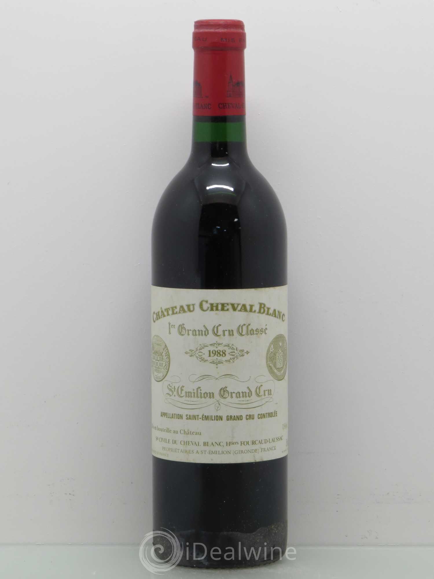 Château Cheval Blanc 1er Grand Cru Classé A 1988 - Lot de 1 bouteille - 0