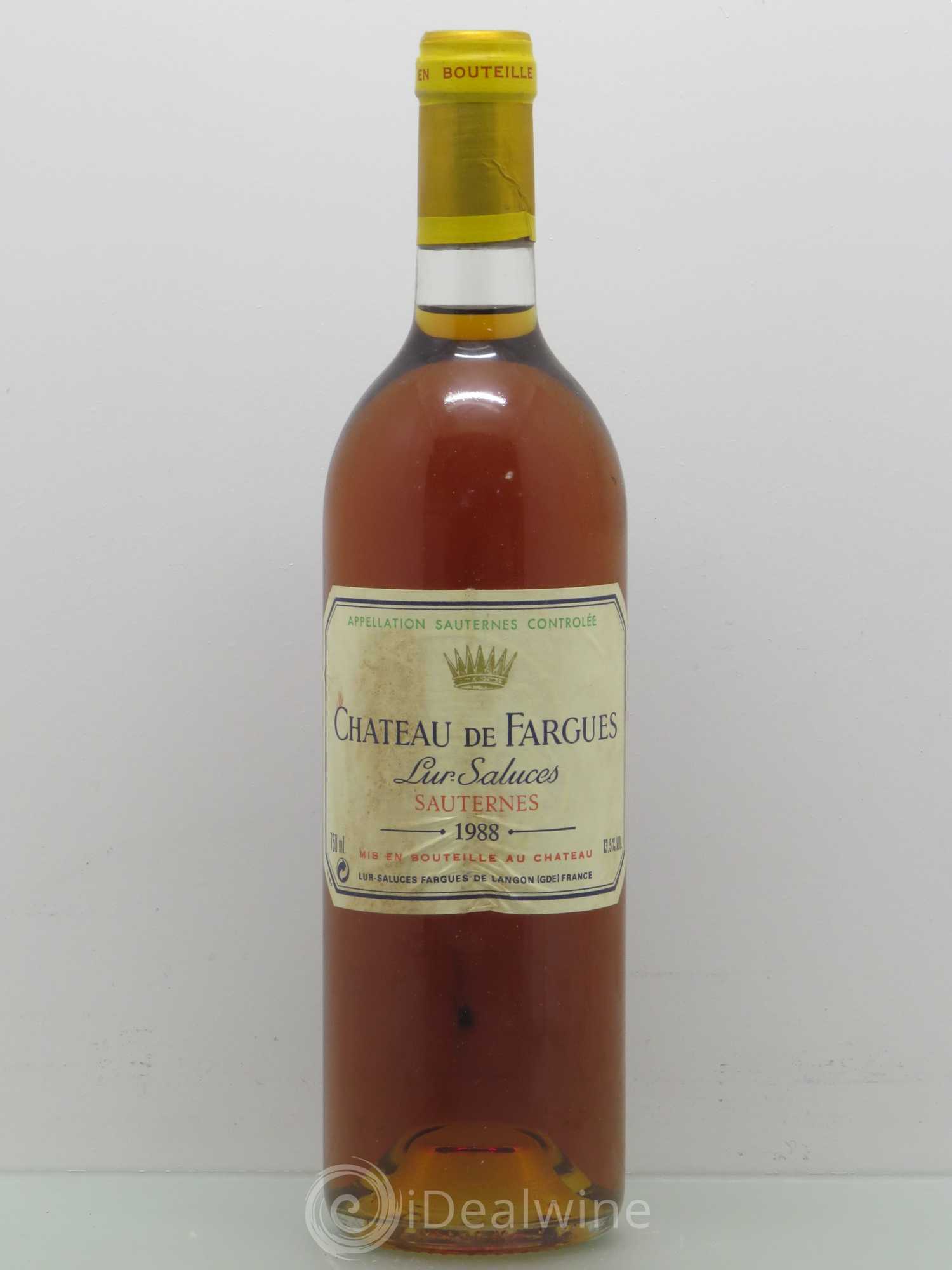 Château de Fargues 1988 - Posten von 1 Flasche - 0