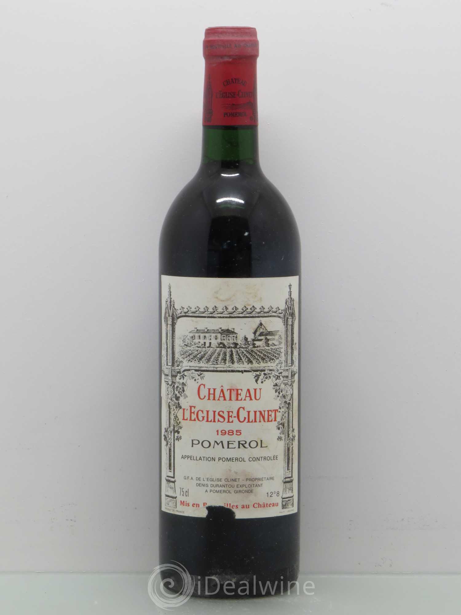 Château l' Église Clinet 1985 - Lot de 1 bouteille - 0