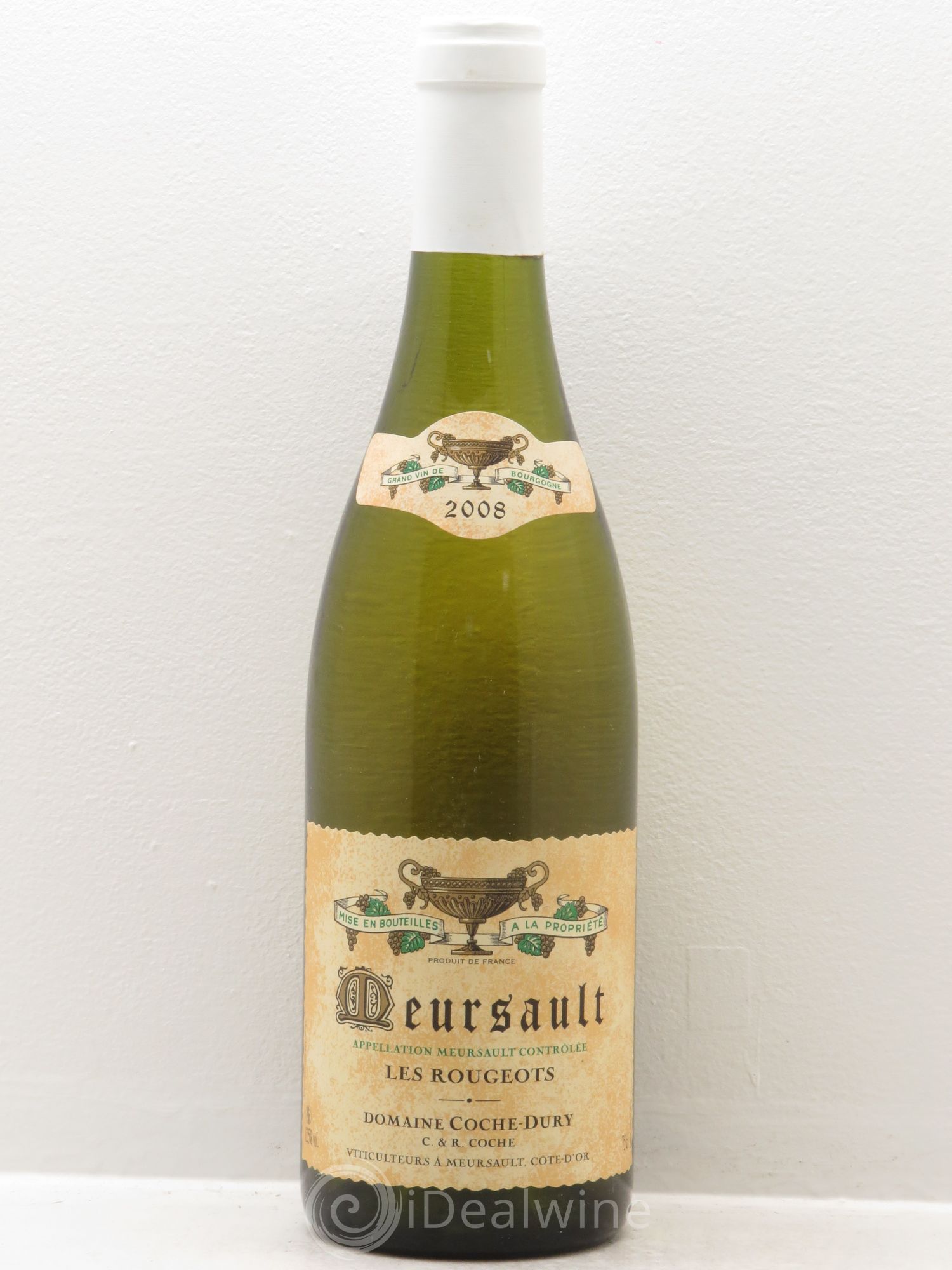Meursault Les Rougeots Coche Dury (Domaine) 2008 - Lot de 1 bouteille - 0