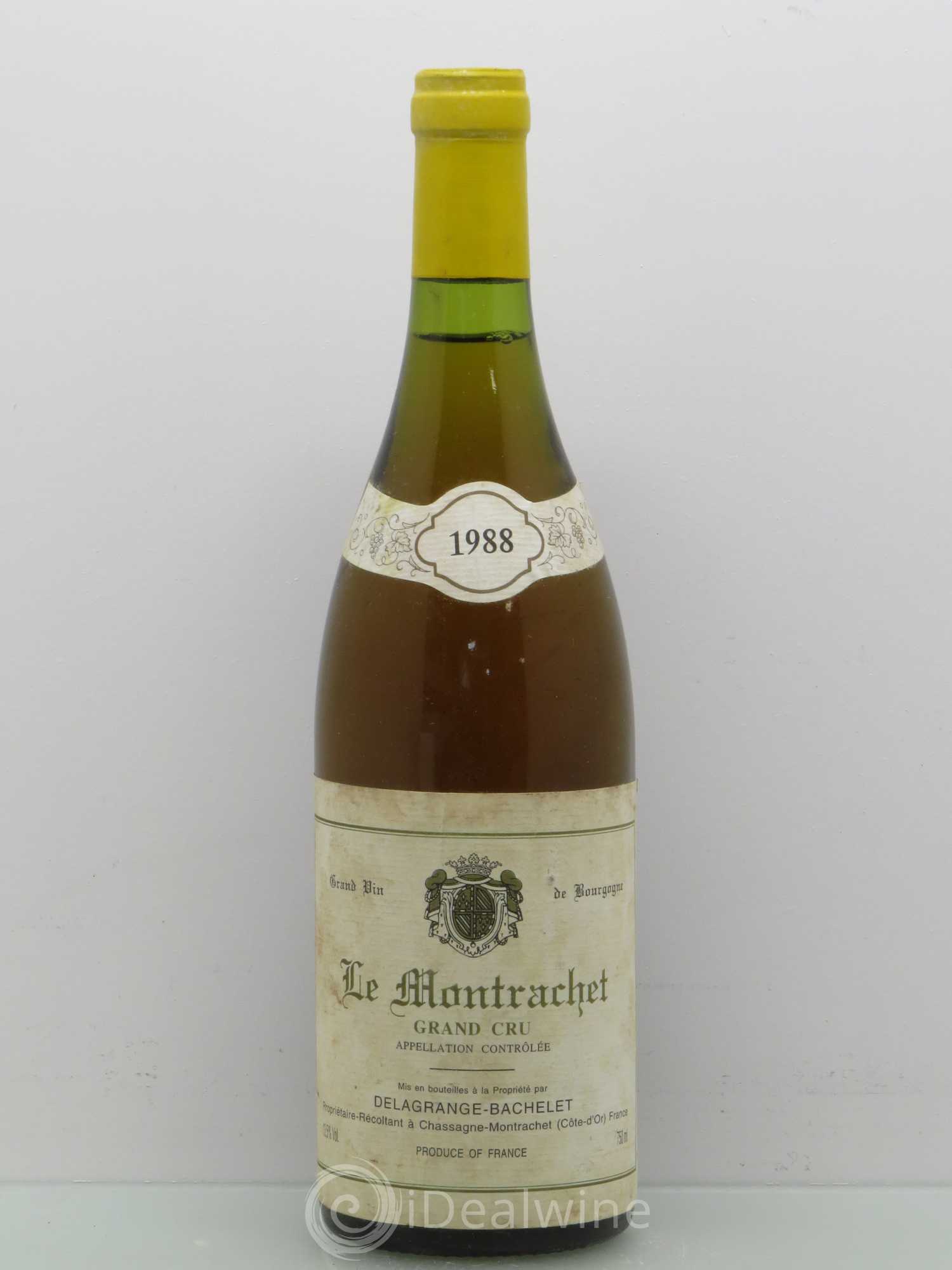 Montrachet Grand Cru Domaine Delagrange Bachelet 1988 - Posten von 1 Flasche - 0