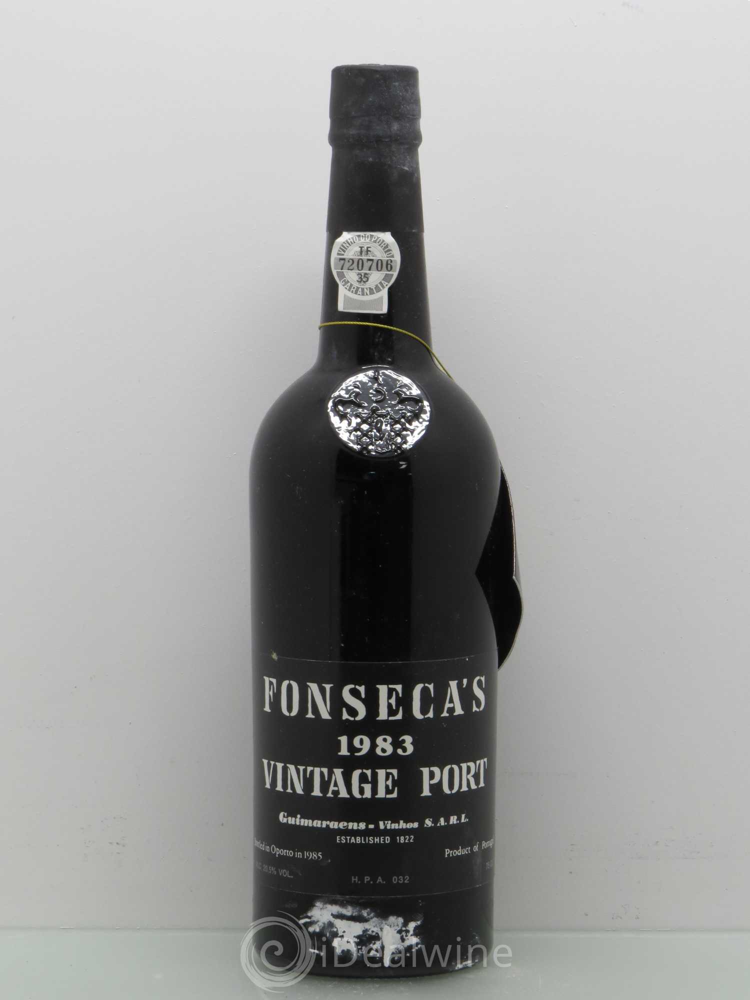 Porto Fonseca Vintage 1983 - Lot de 1 bouteille - 0