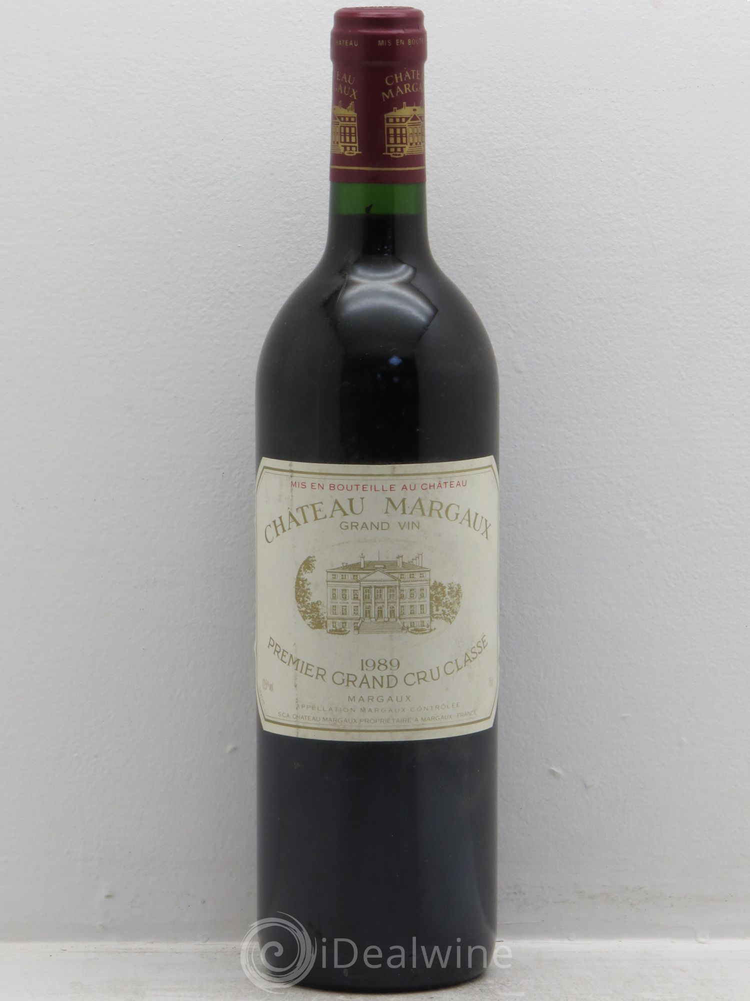 Château Margaux 1er Grand Cru Classé 1989 - Lot de 1 bouteille - 0