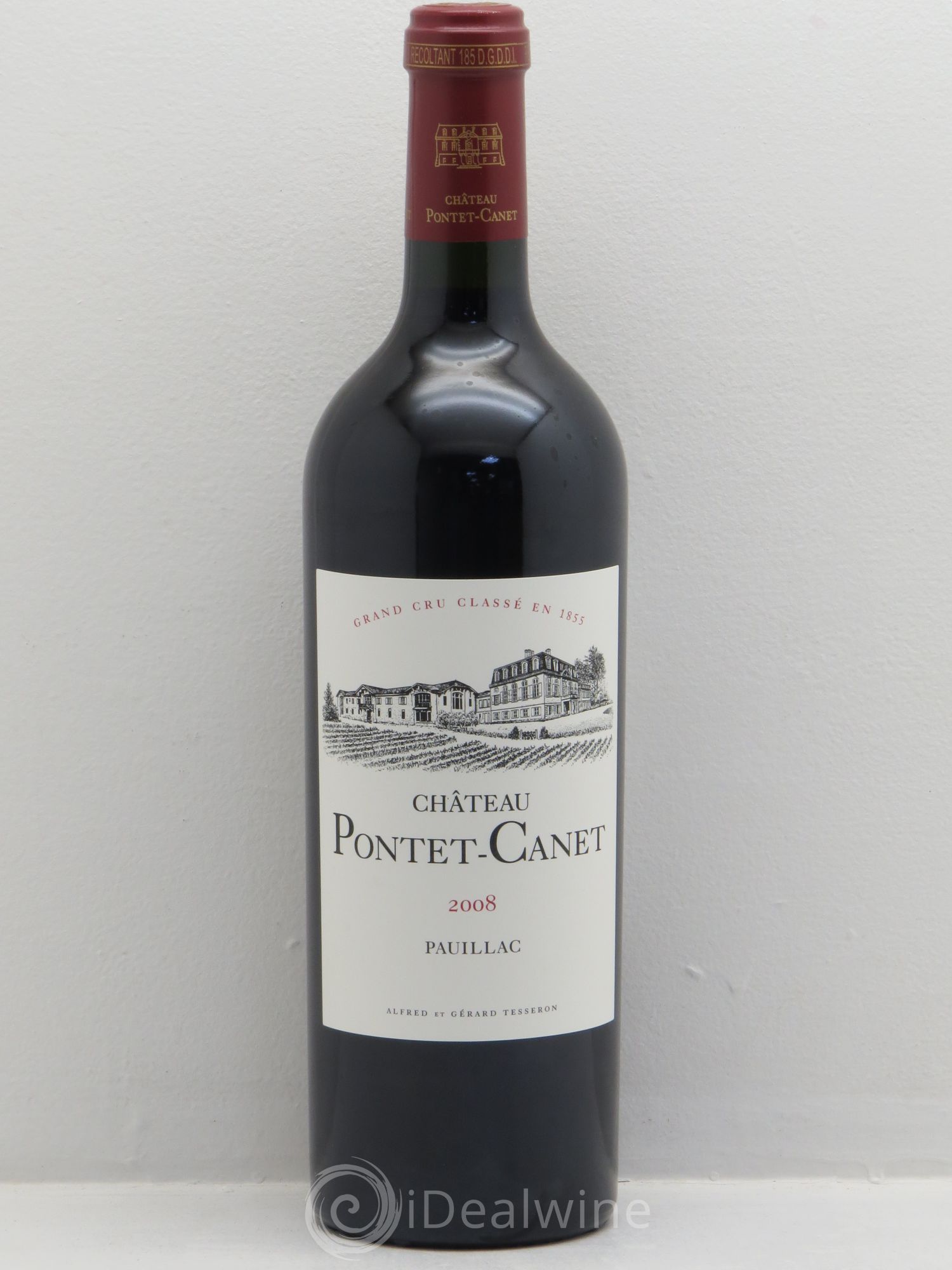Château Pontet Canet 5ème Grand Cru Classé 2008 - Lot de 6 bouteilles - 0
